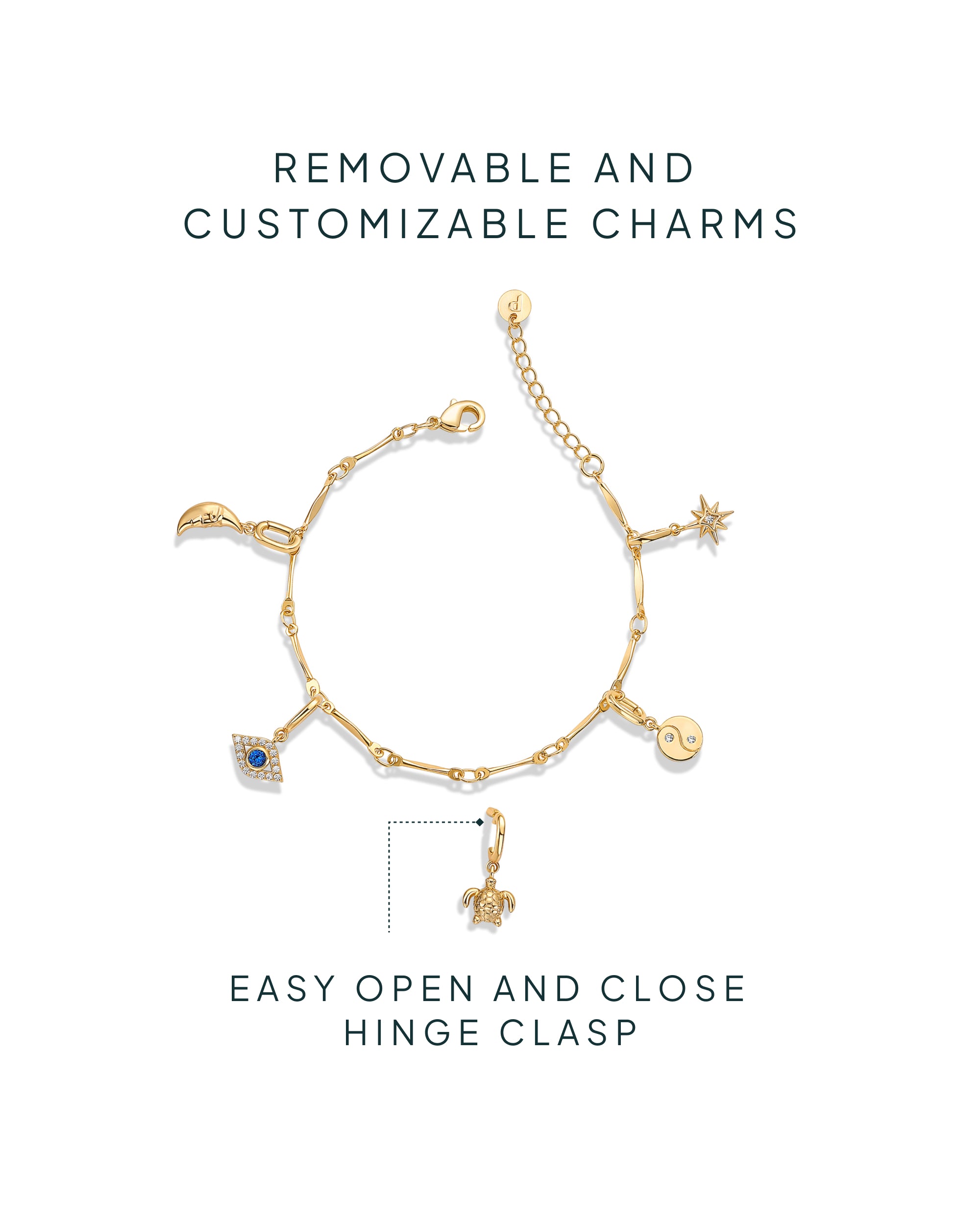 Cosmic Drip Charm Bracelet Set