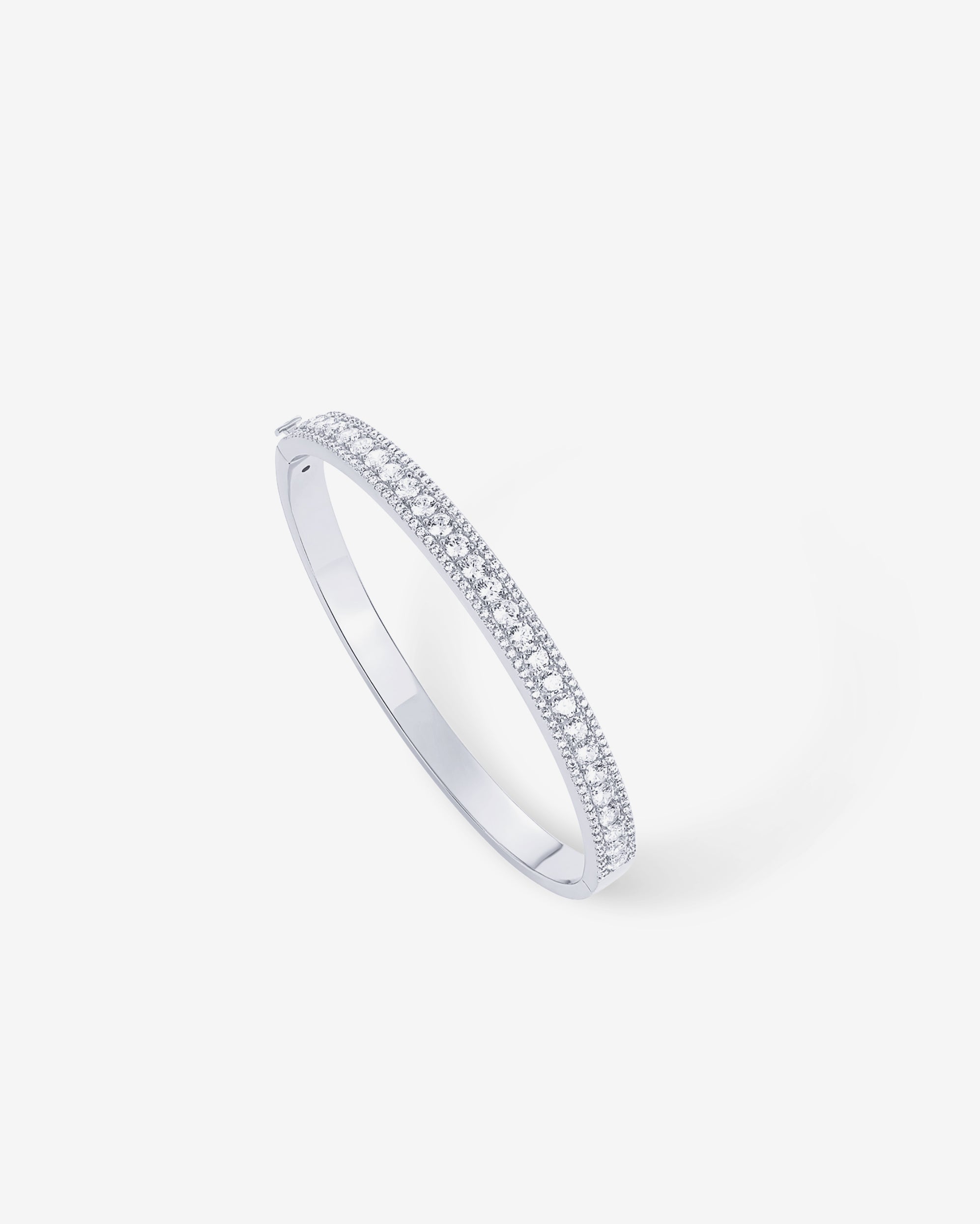 Classic Cubic Zirconia Bangle Bracelet