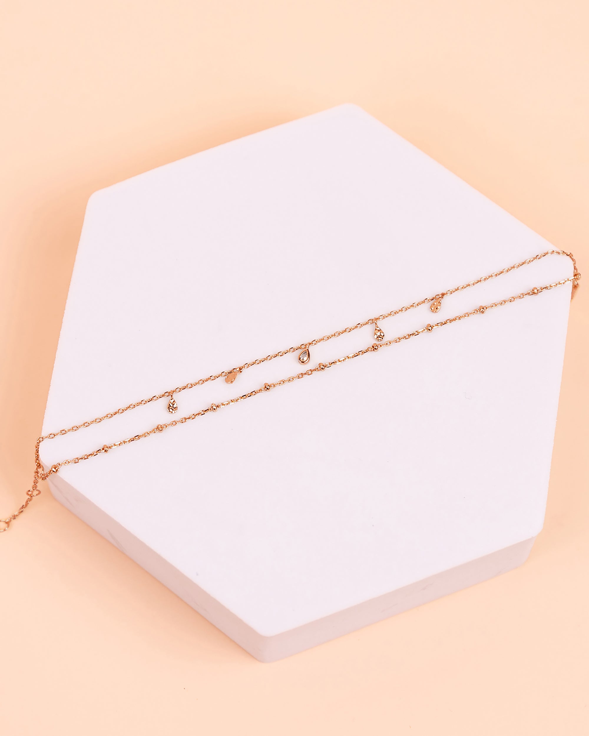 Double Wrap Charm Bracelet