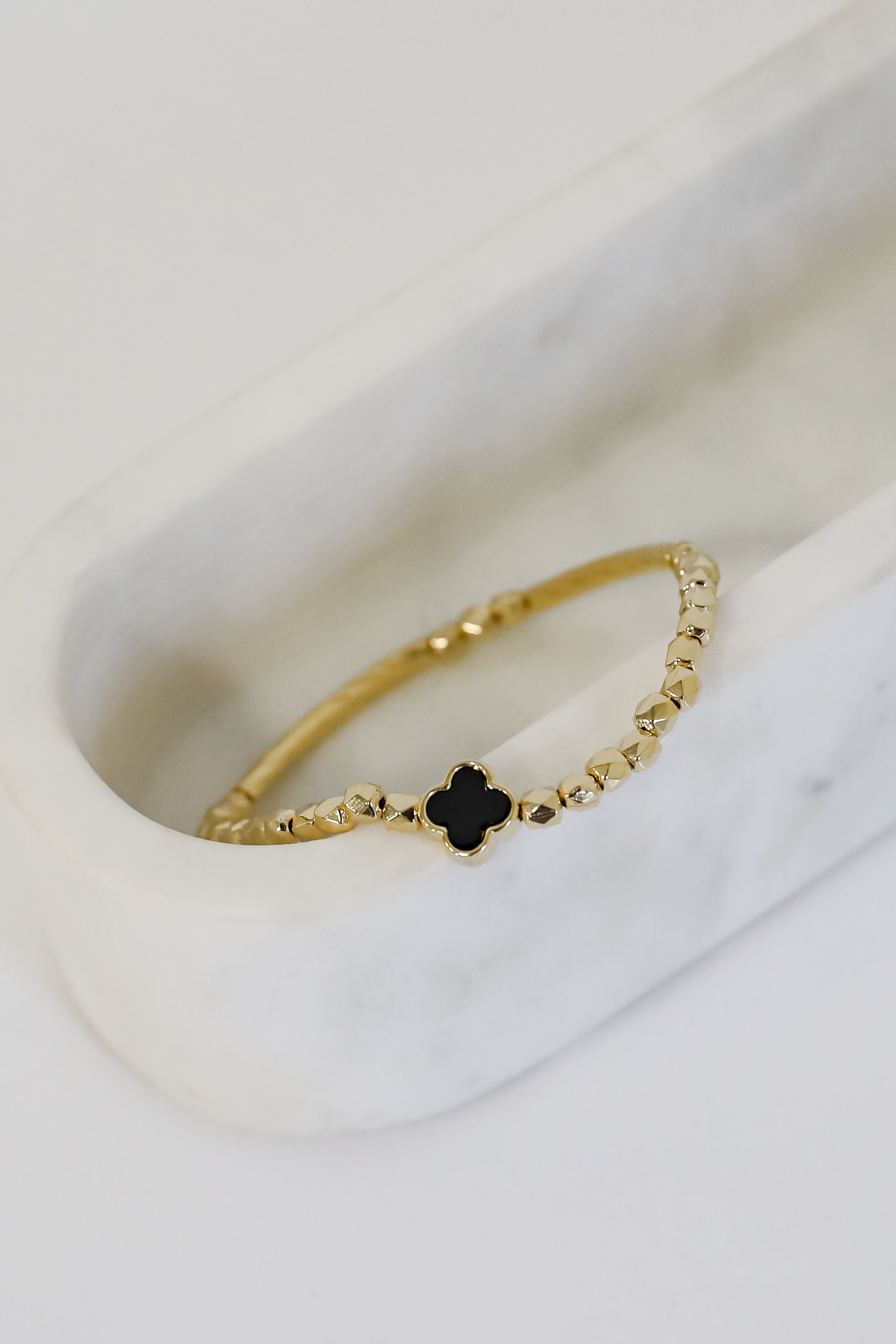 Diana Beaded Quatrefoil Bracelet