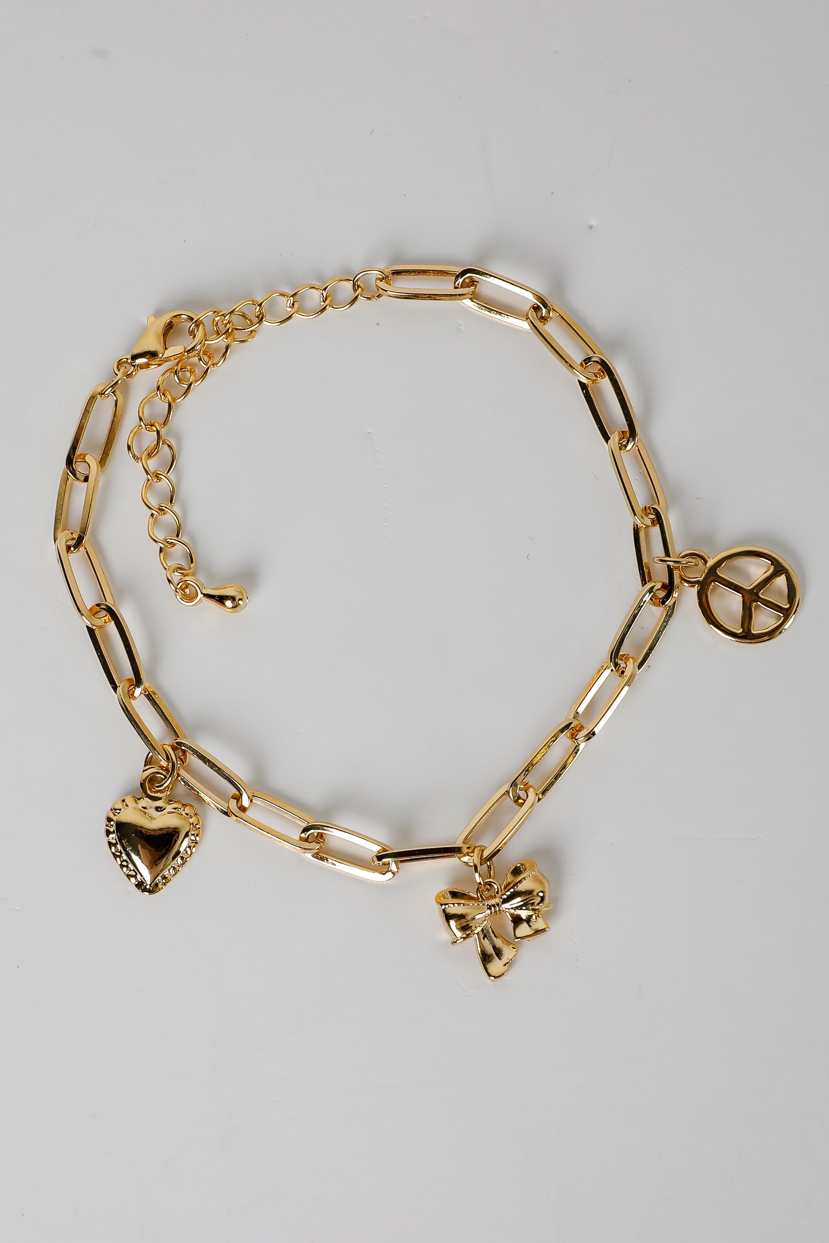 Avery Gold Charm Bracelet