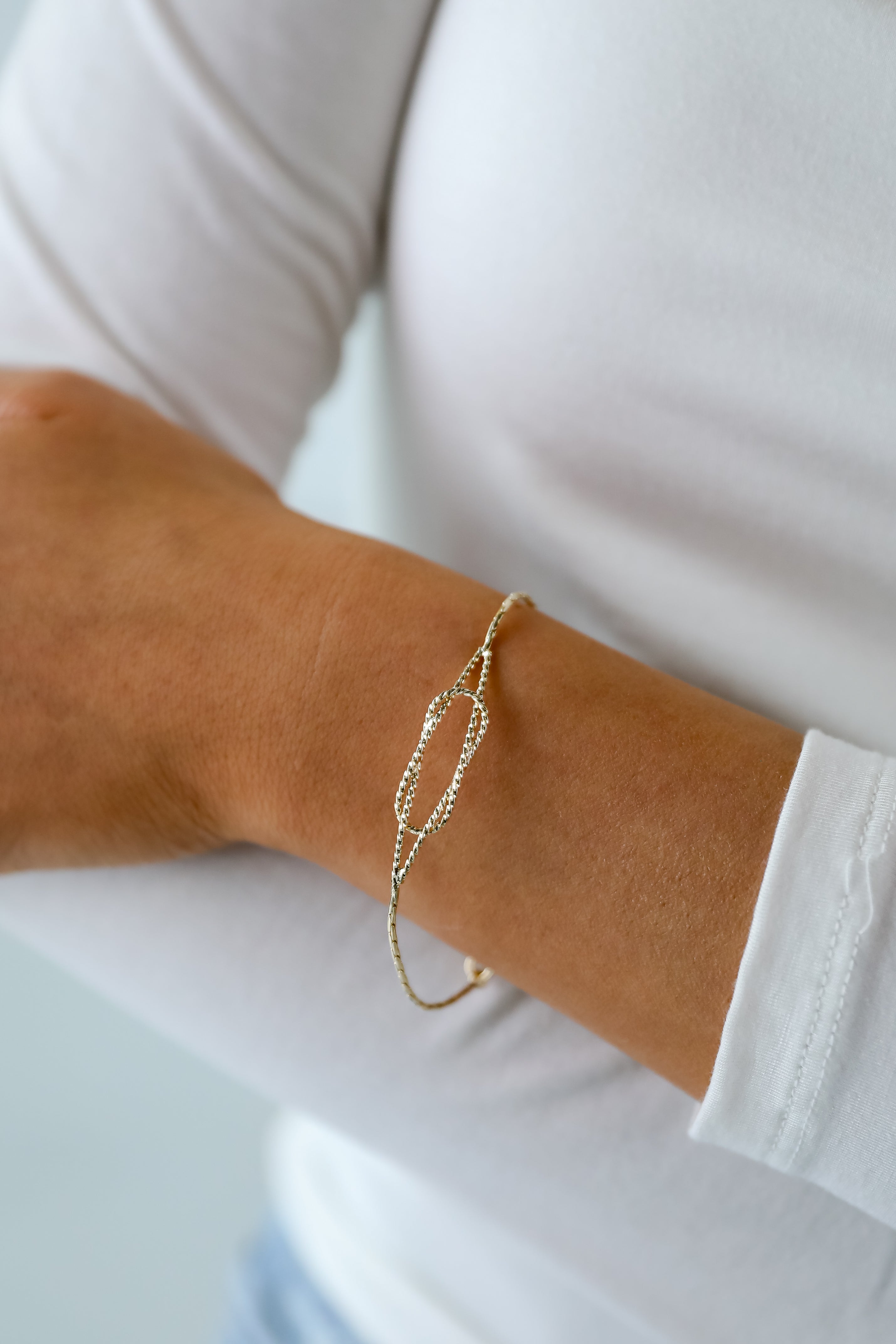 Claire Gold Chain Bracelet