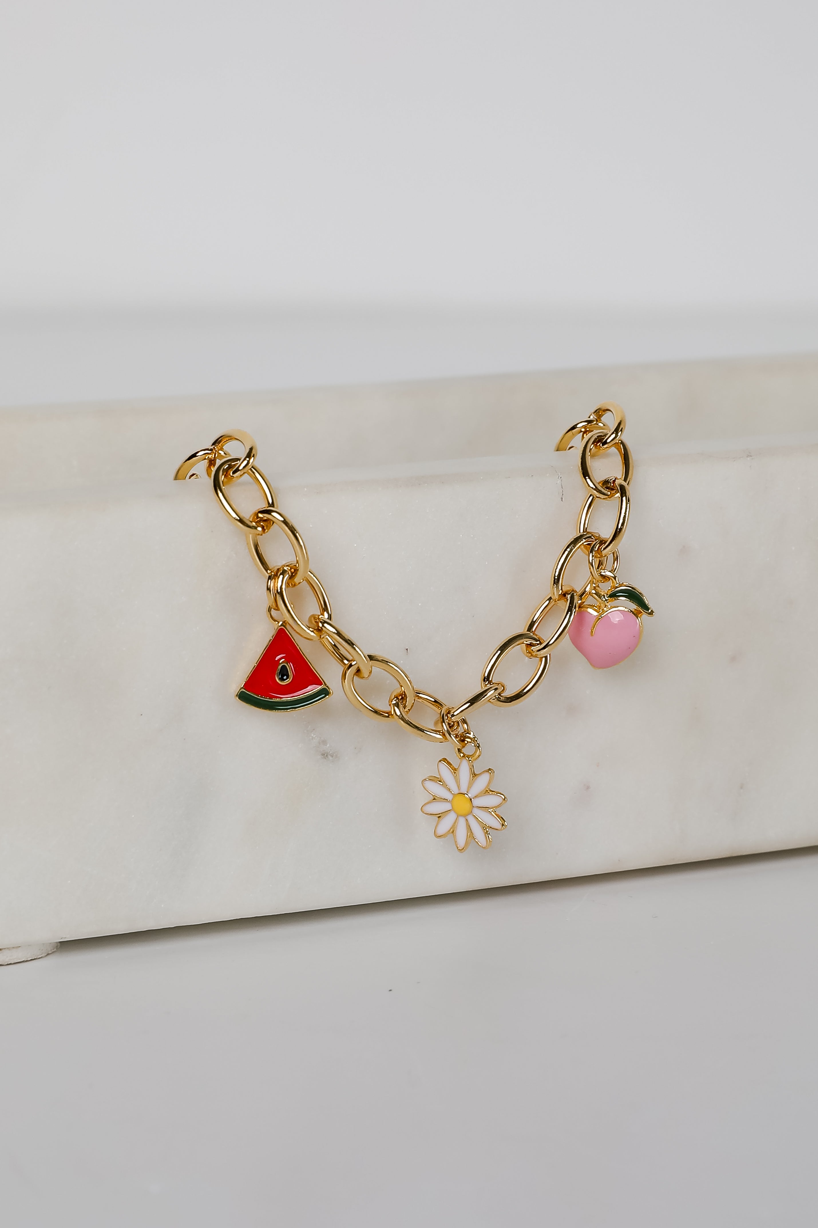 Chloe Gold Charm Bracelet