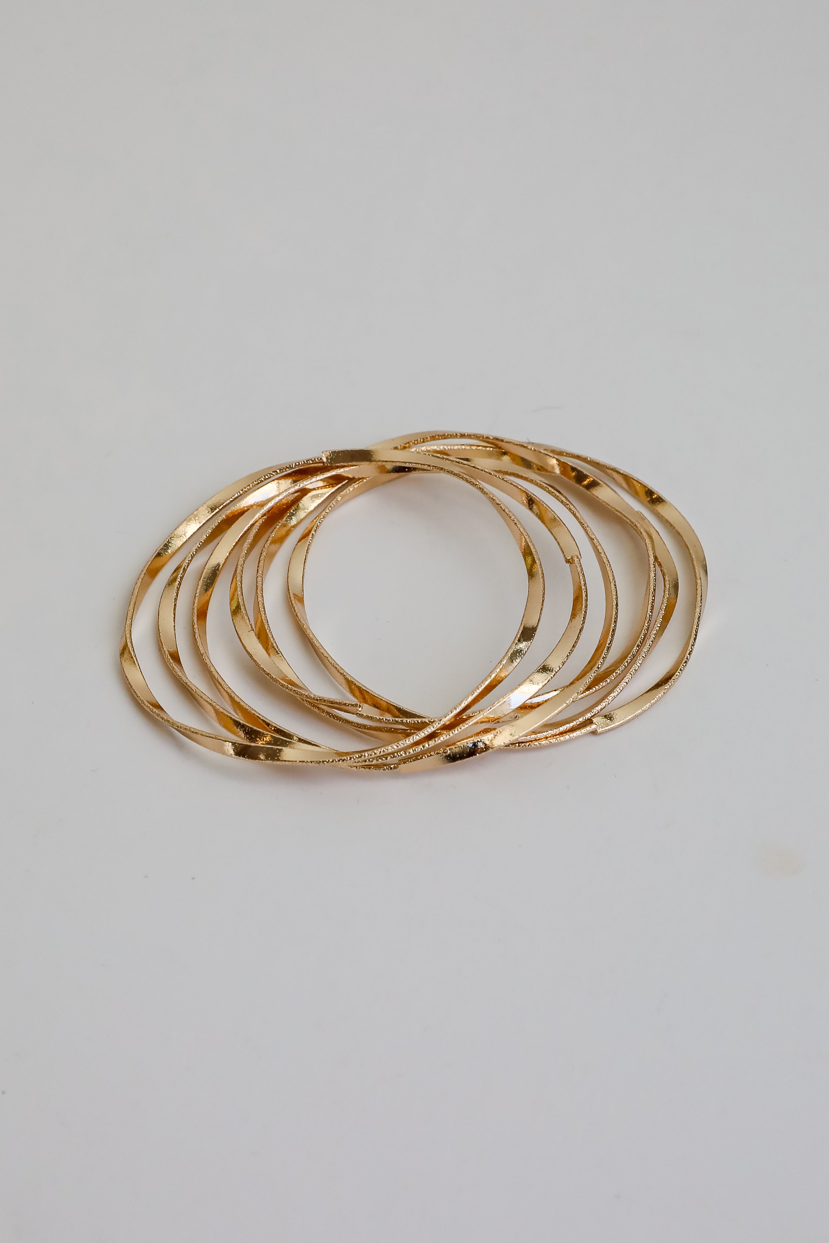 Charlotte Gold Bangle Set