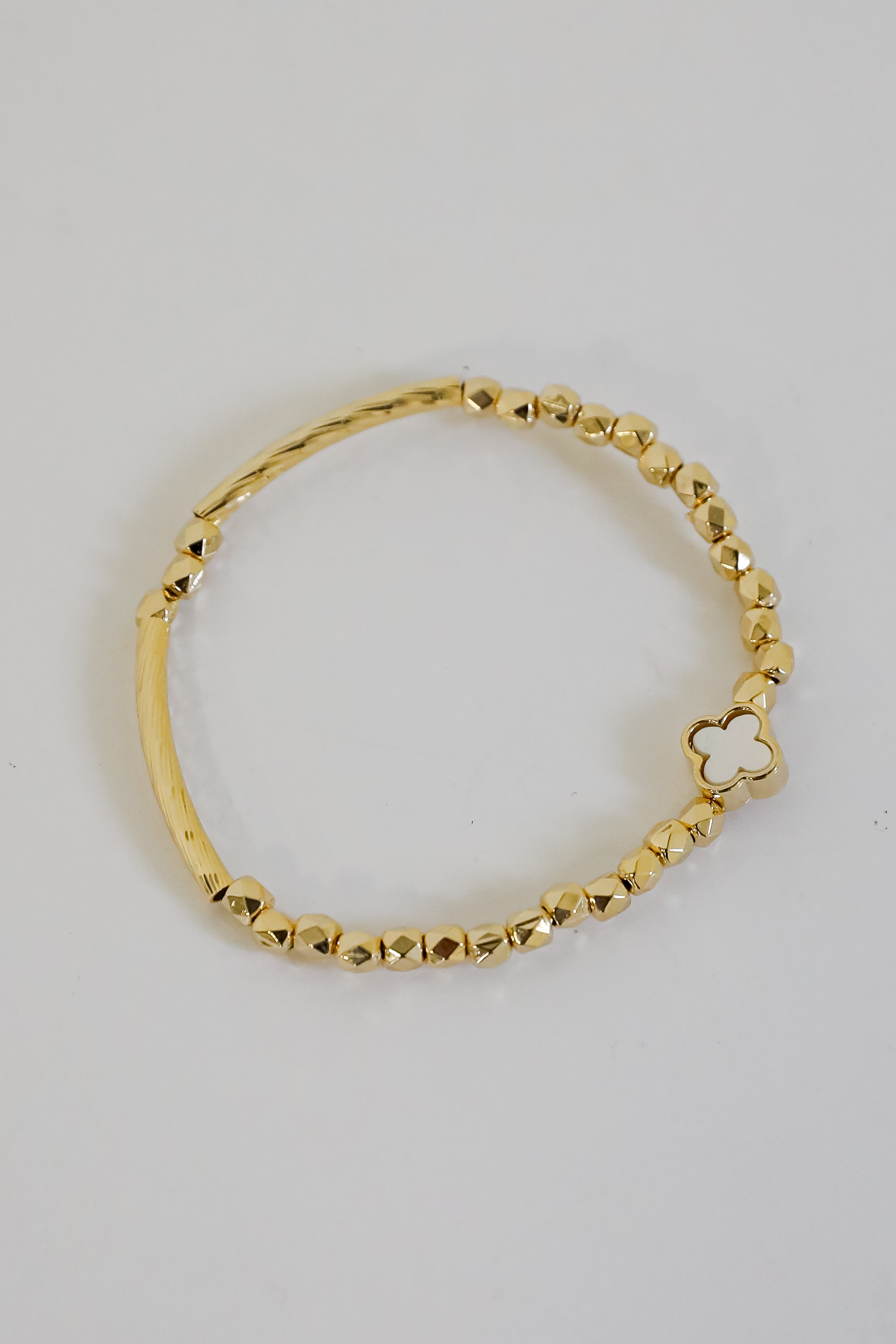Diana Beaded Quatrefoil Bracelet