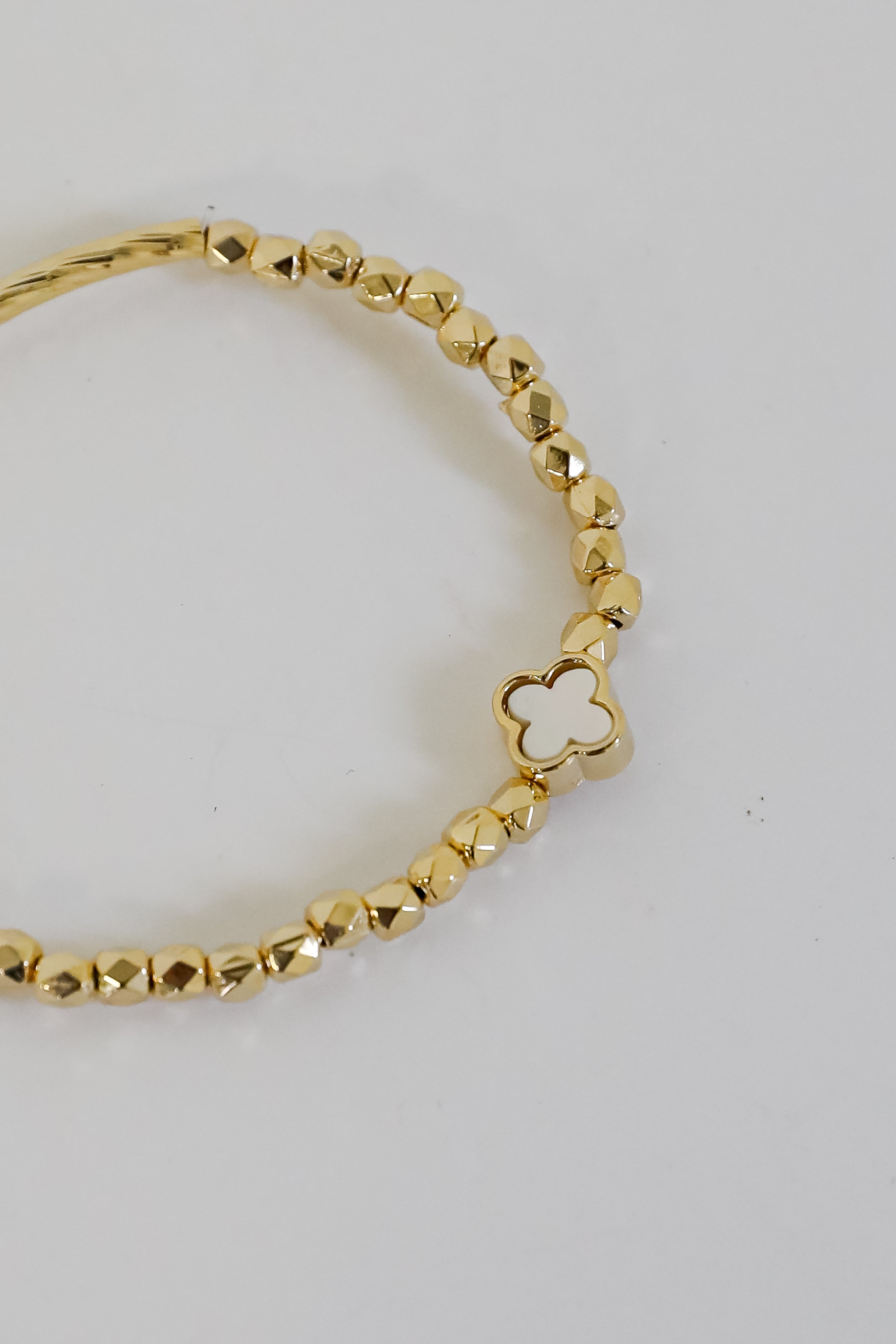 Diana Beaded Quatrefoil Bracelet