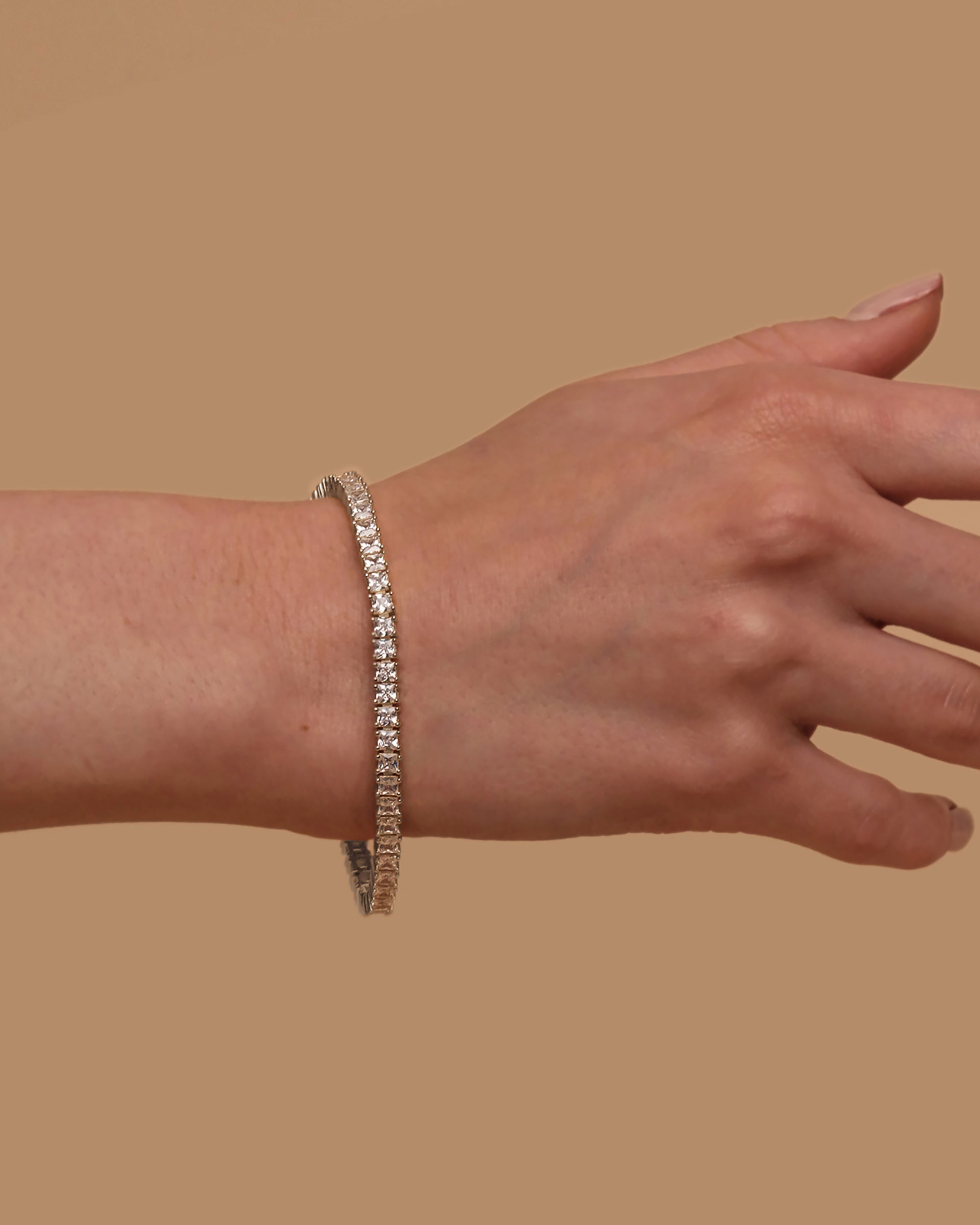 Princess Cut Tennis Bracelet