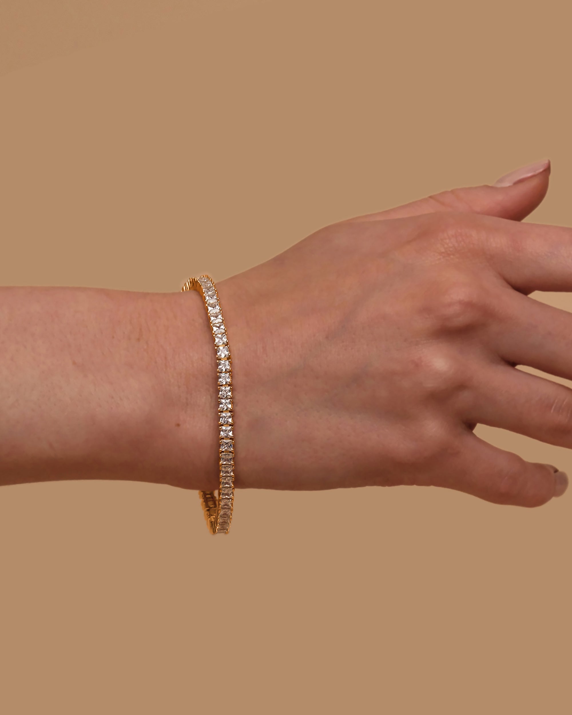 Princess Cut Tennis Bracelet