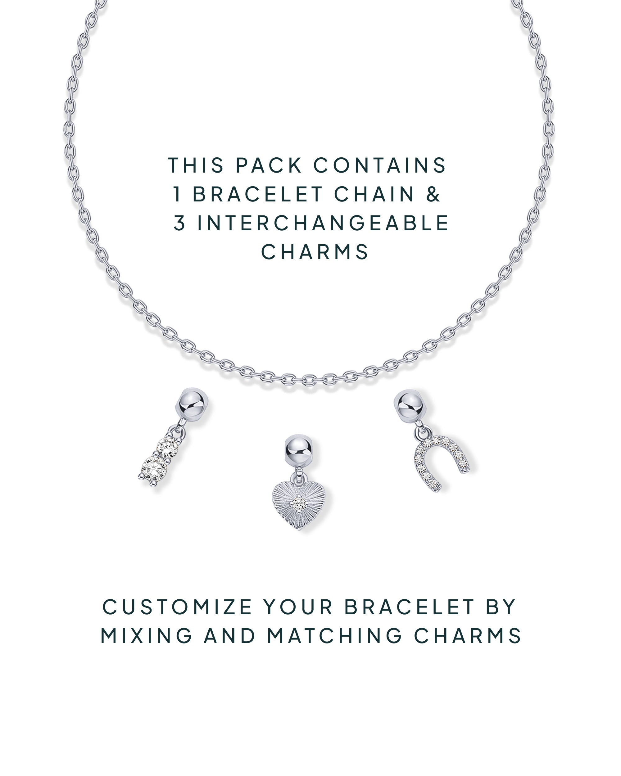 Charm Stack Era â€“ Heart & Horseshoe Vibes Bracelet Set