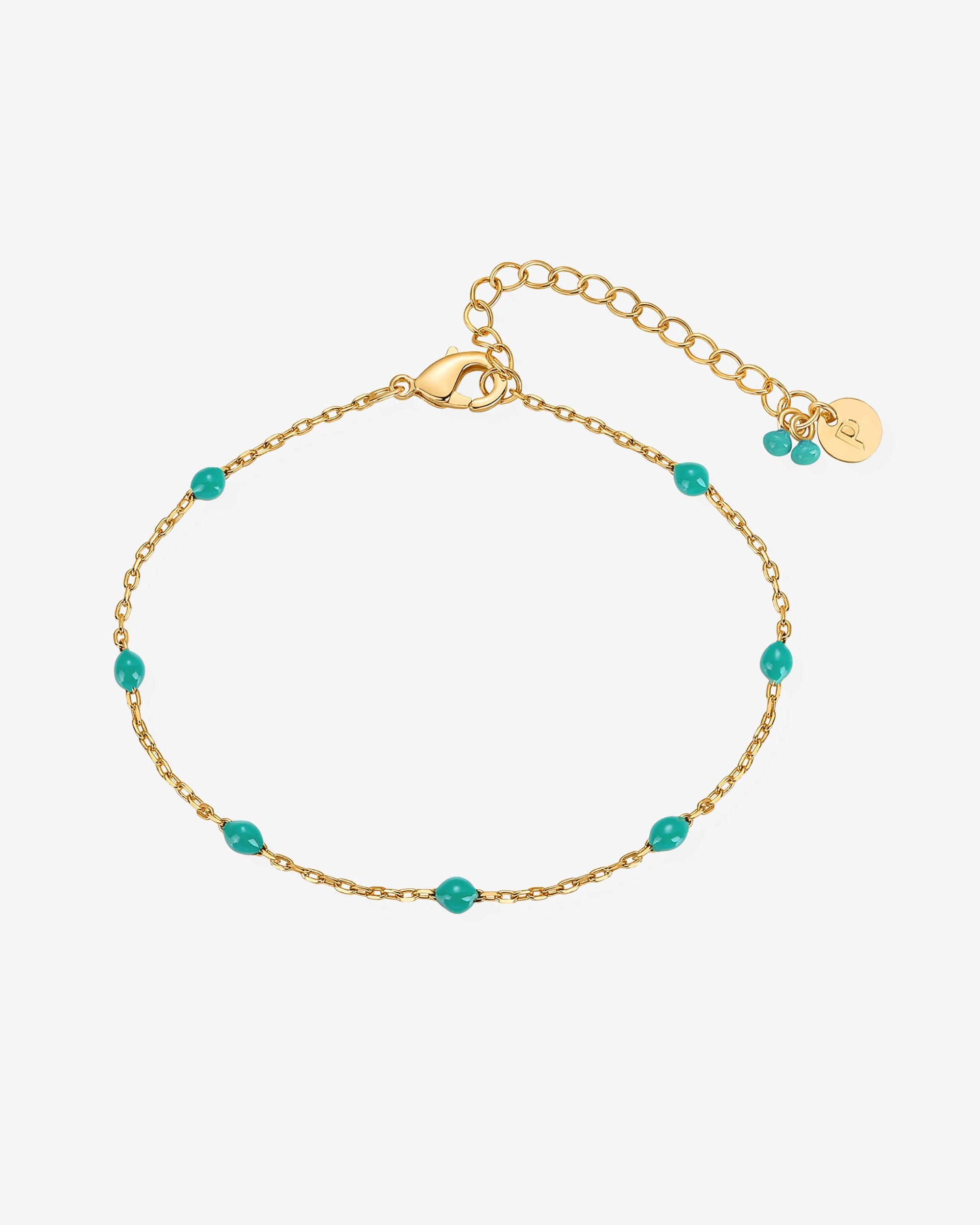 #Variant_Yellow Gold / Turquoise Enamel