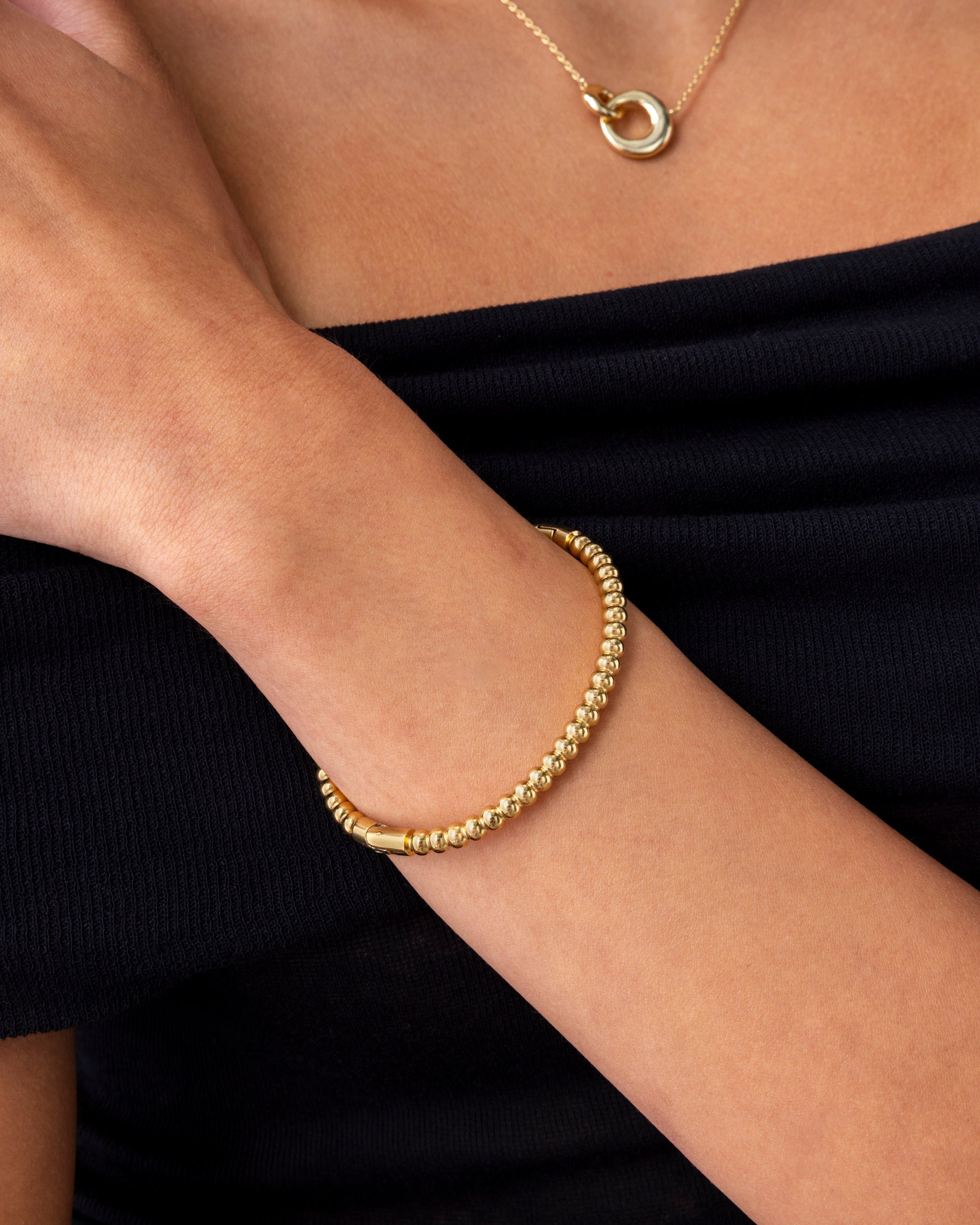 Timeless Beaded Bangle
