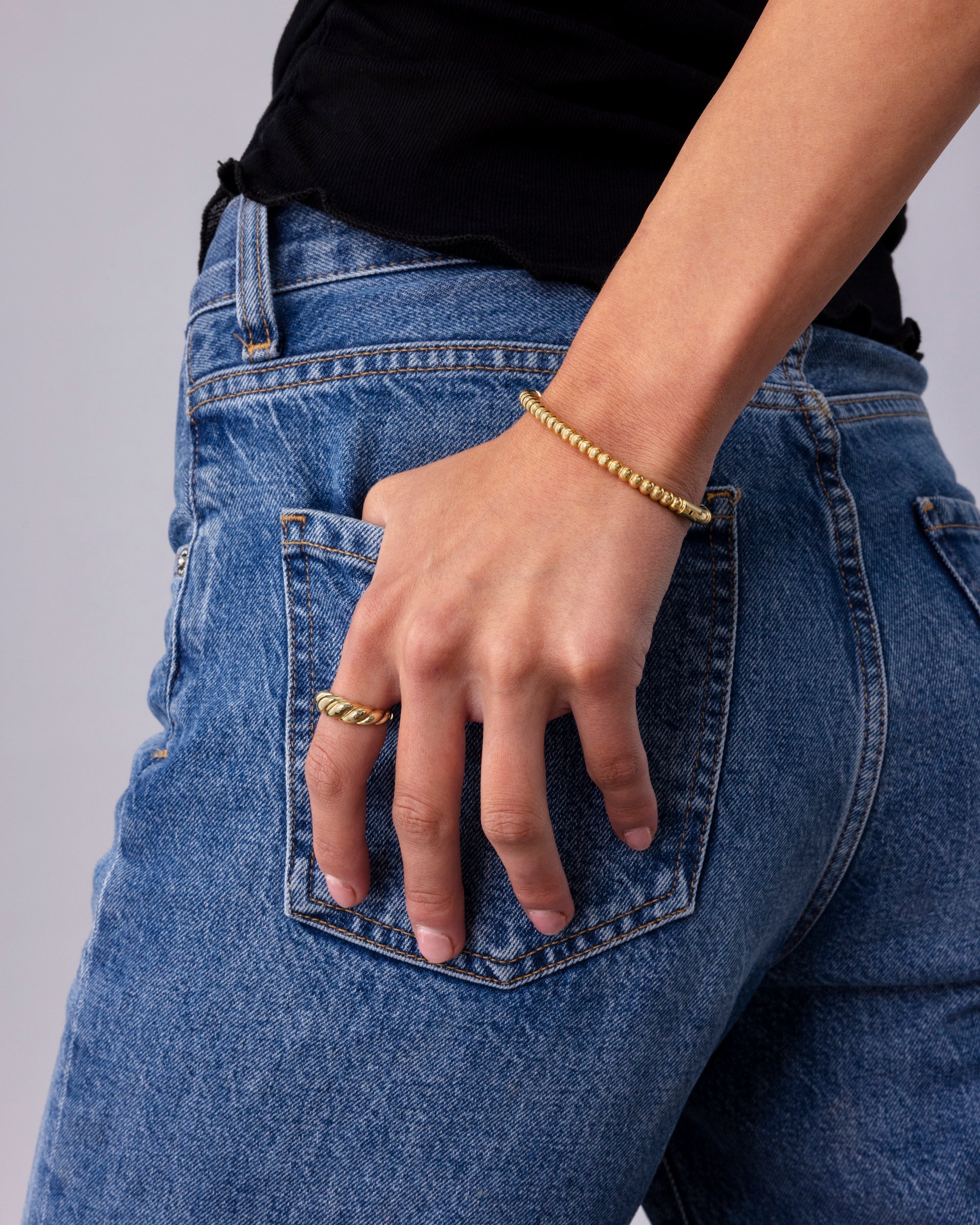 Timeless Beaded Bangle