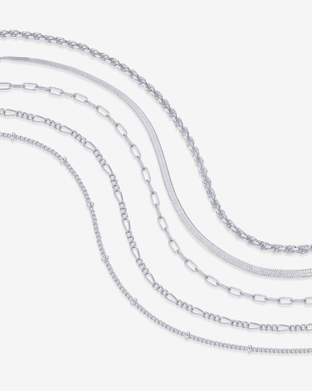 Wear Everywhere Chain Bracelet 5-Pack