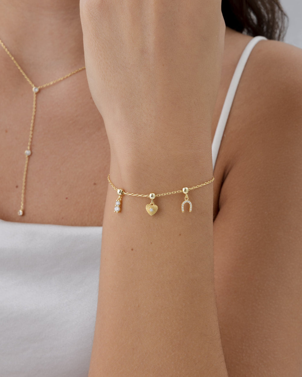 Charm Stack Era â€“ Heart & Horseshoe Vibes Bracelet Set