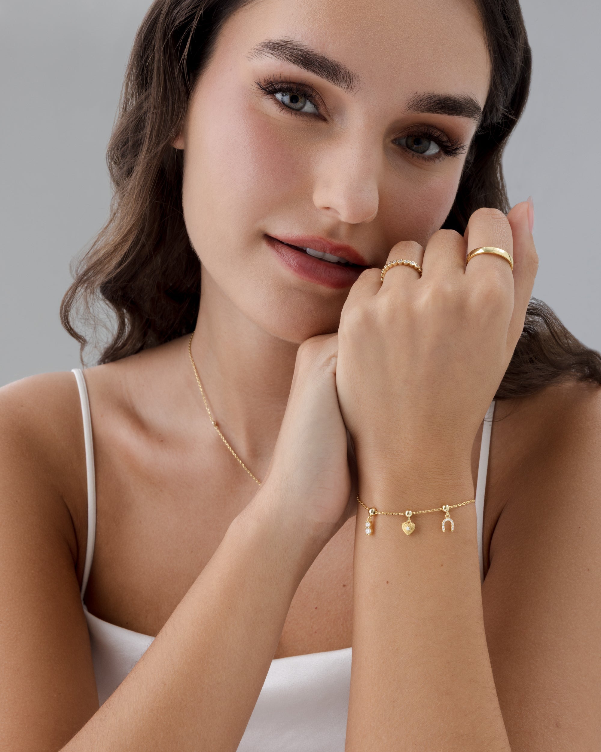 Charm Stack Era â€“ Heart & Horseshoe Vibes Bracelet Set