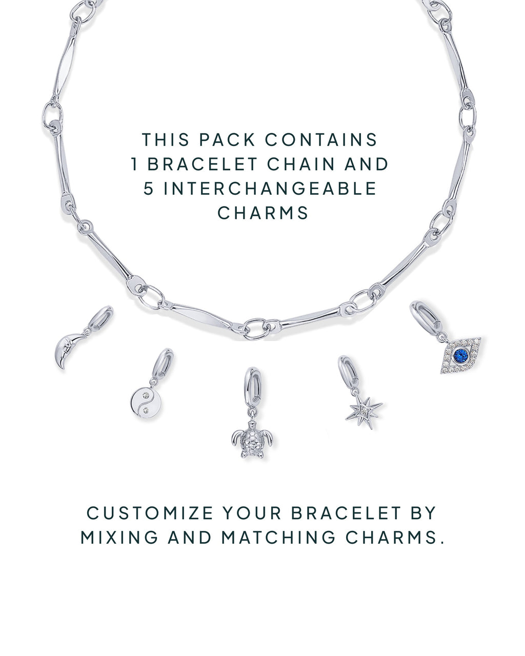 Cosmic Drip Charm Bracelet Set