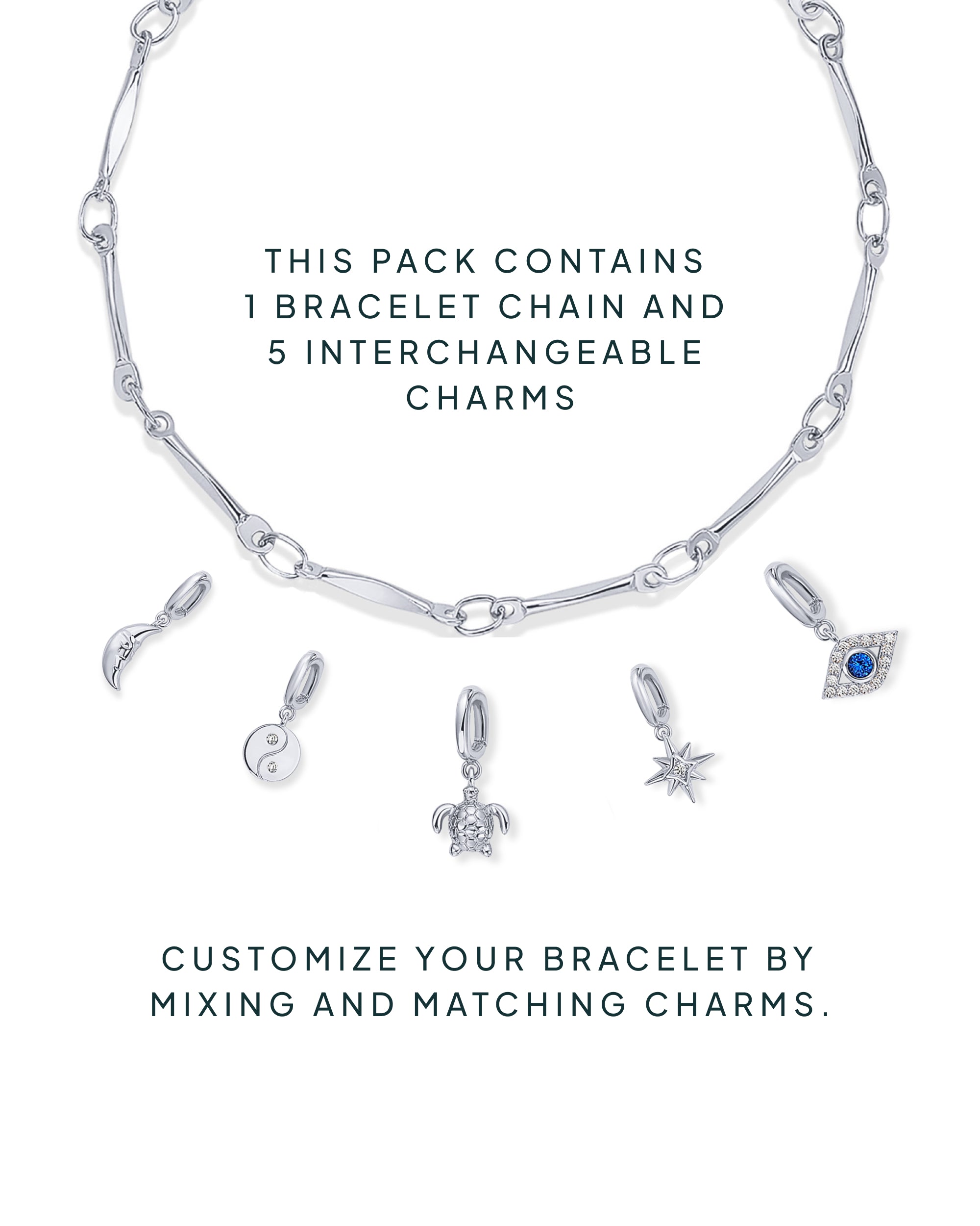 Cosmic Drip Charm Bracelet Set