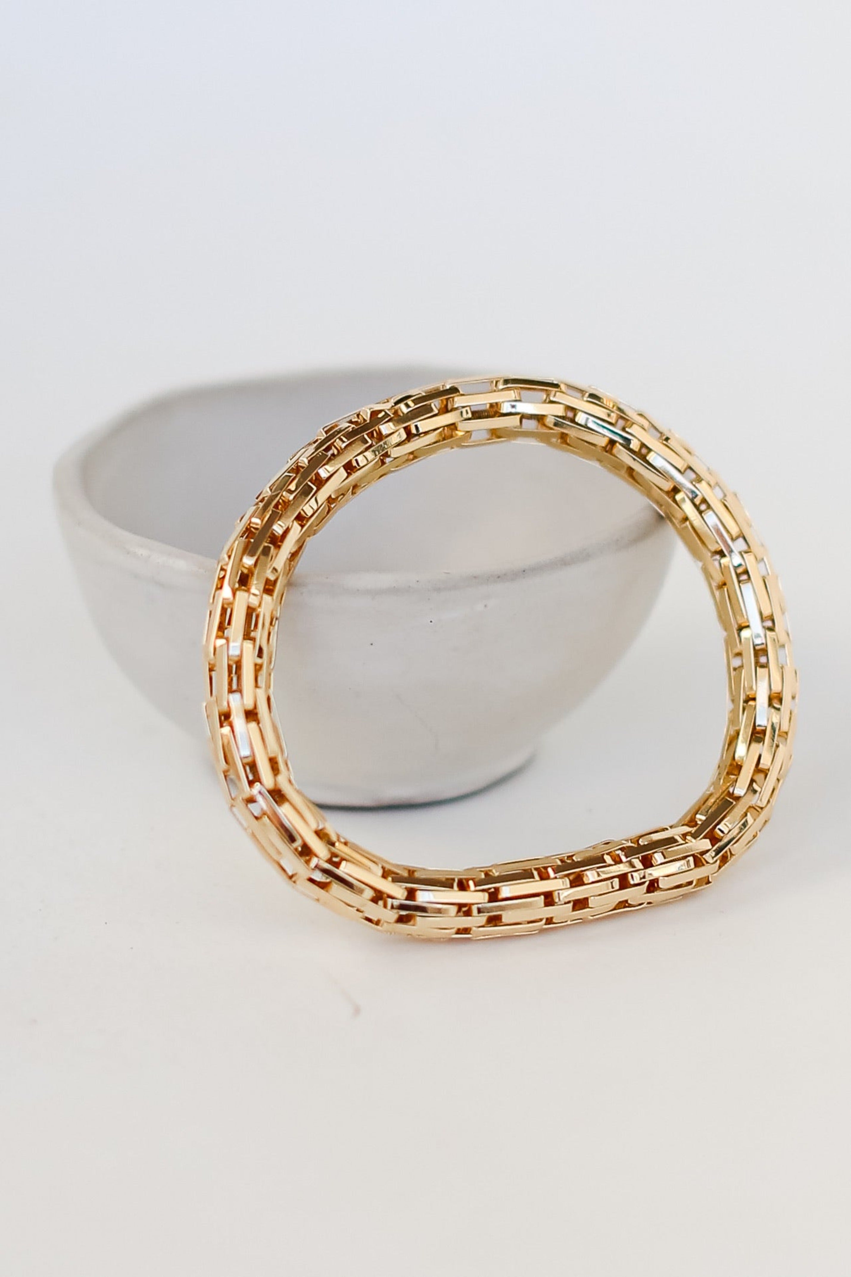 FINAL SALE - Allison Gold Link Bracelet
