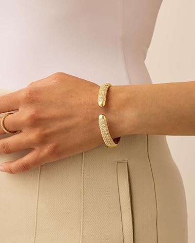 Cubic Zirconia Pave Bangle