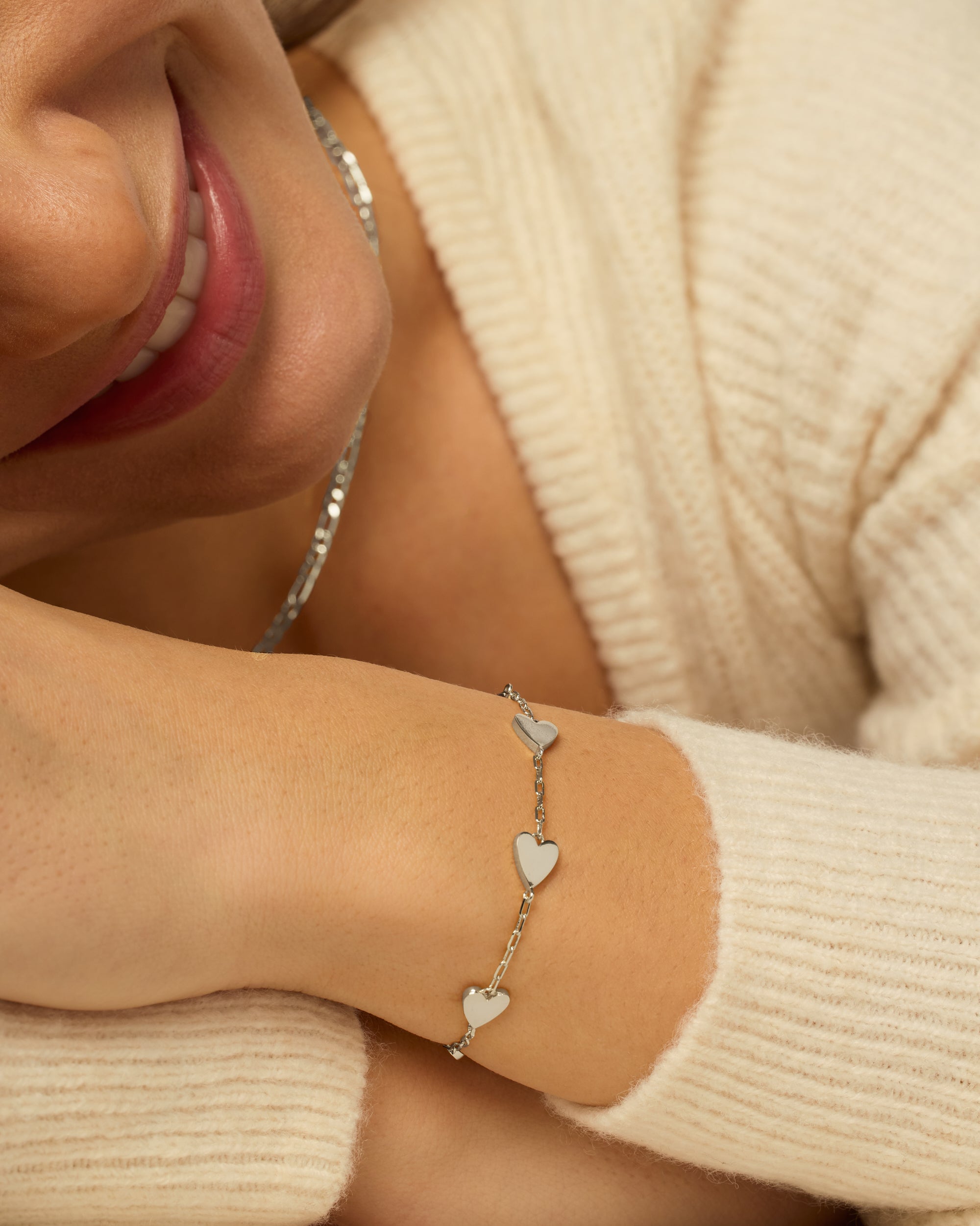 Station Heart Bracelet