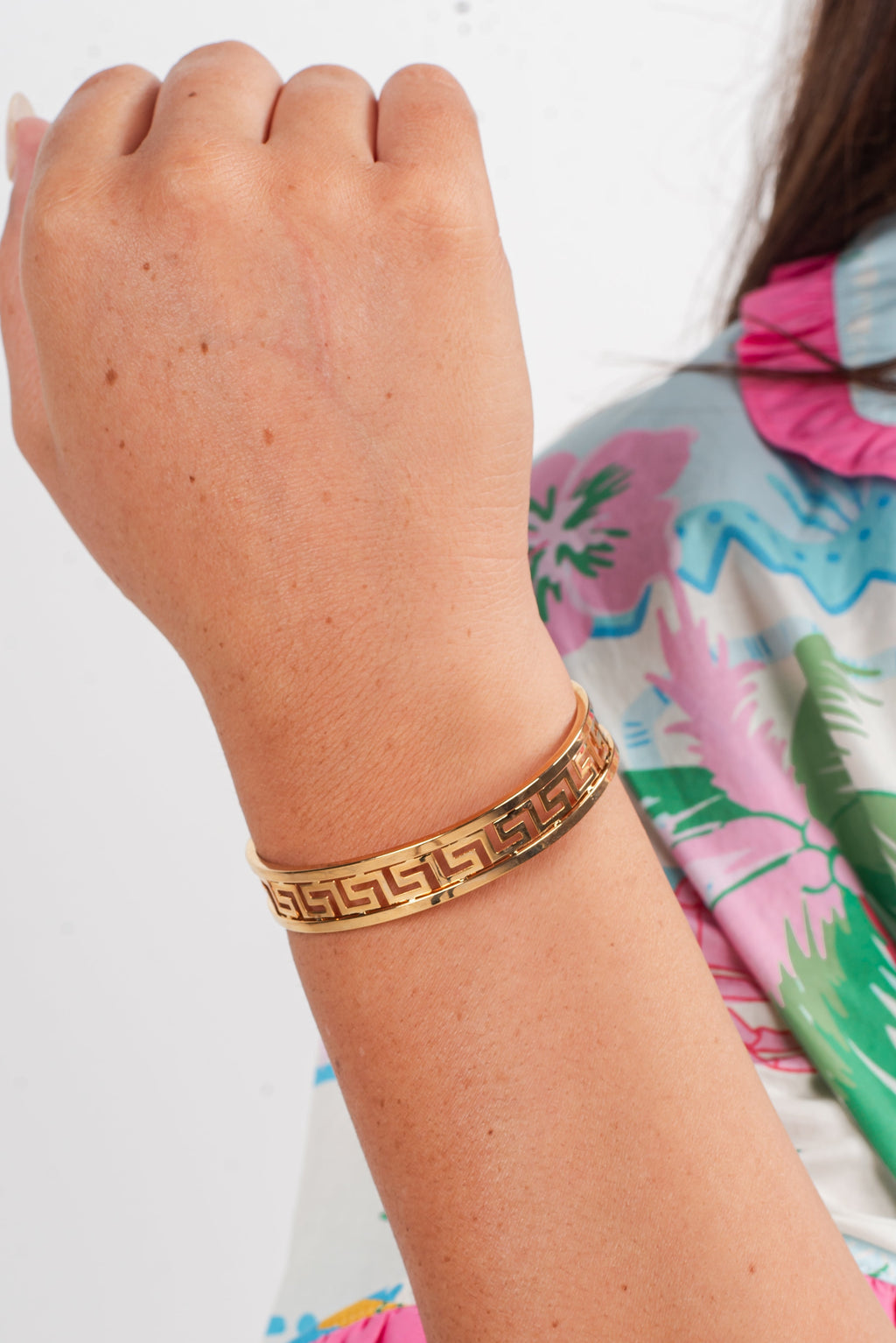 Phoebe Gold Cuff Bracelet