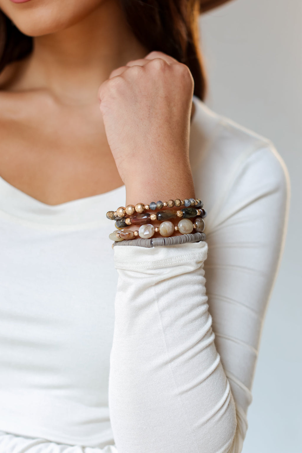 FINAL SALE - Morgan Beaded Bracelet Set