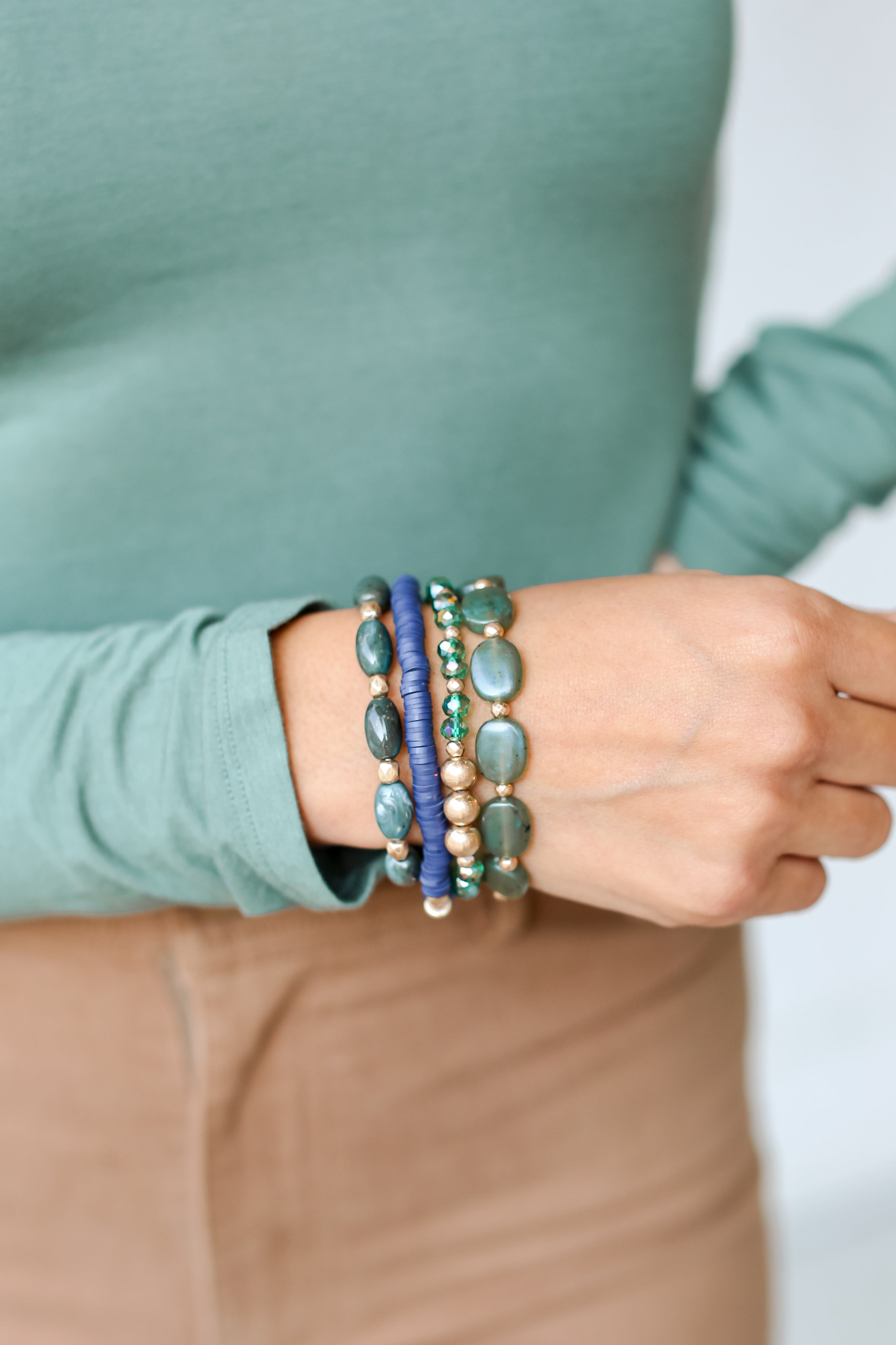 FINAL SALE - Morgan Beaded Bracelet Set