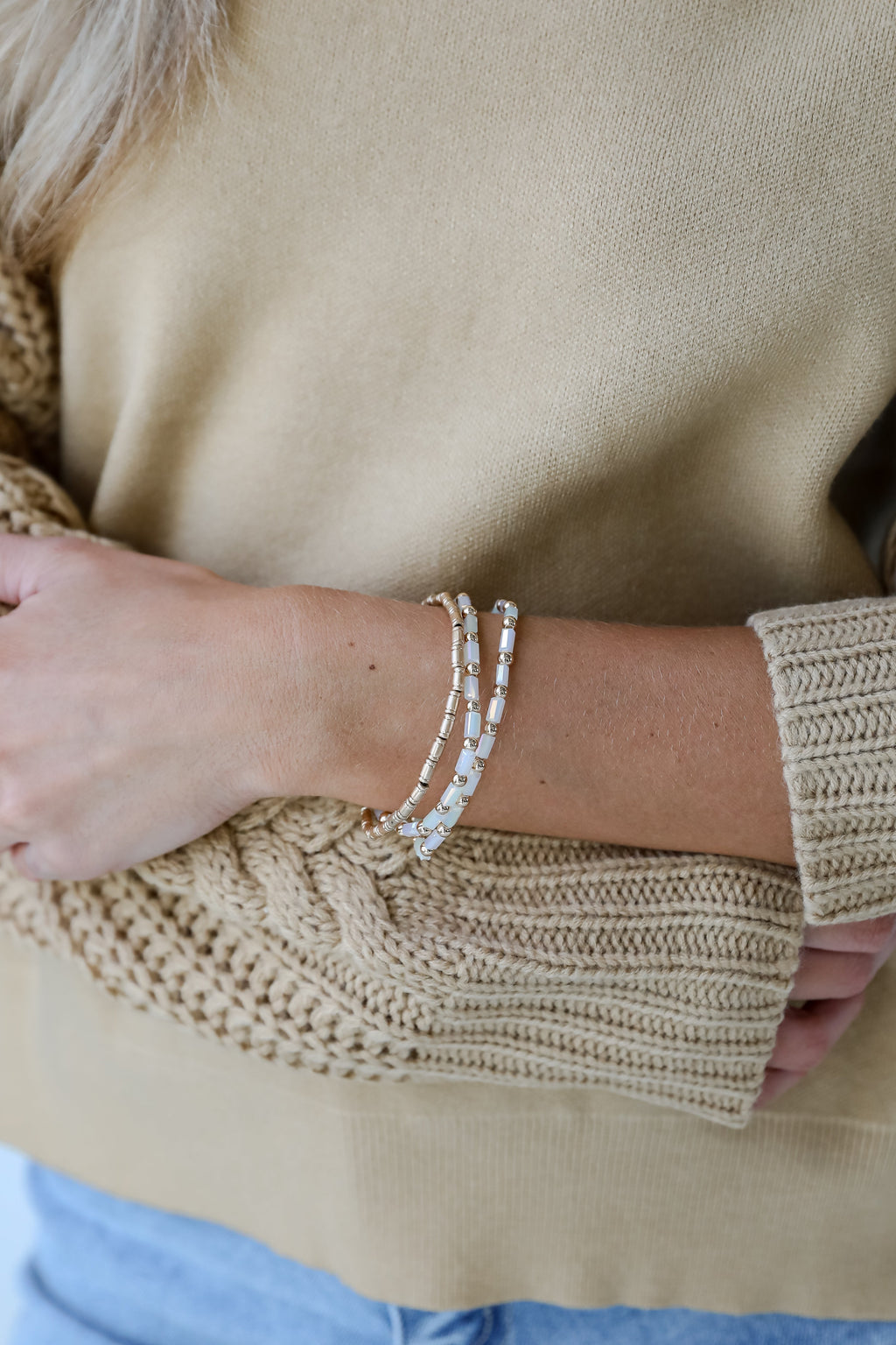 FINAL SALE - Ruth Beaded Bracelet Set
