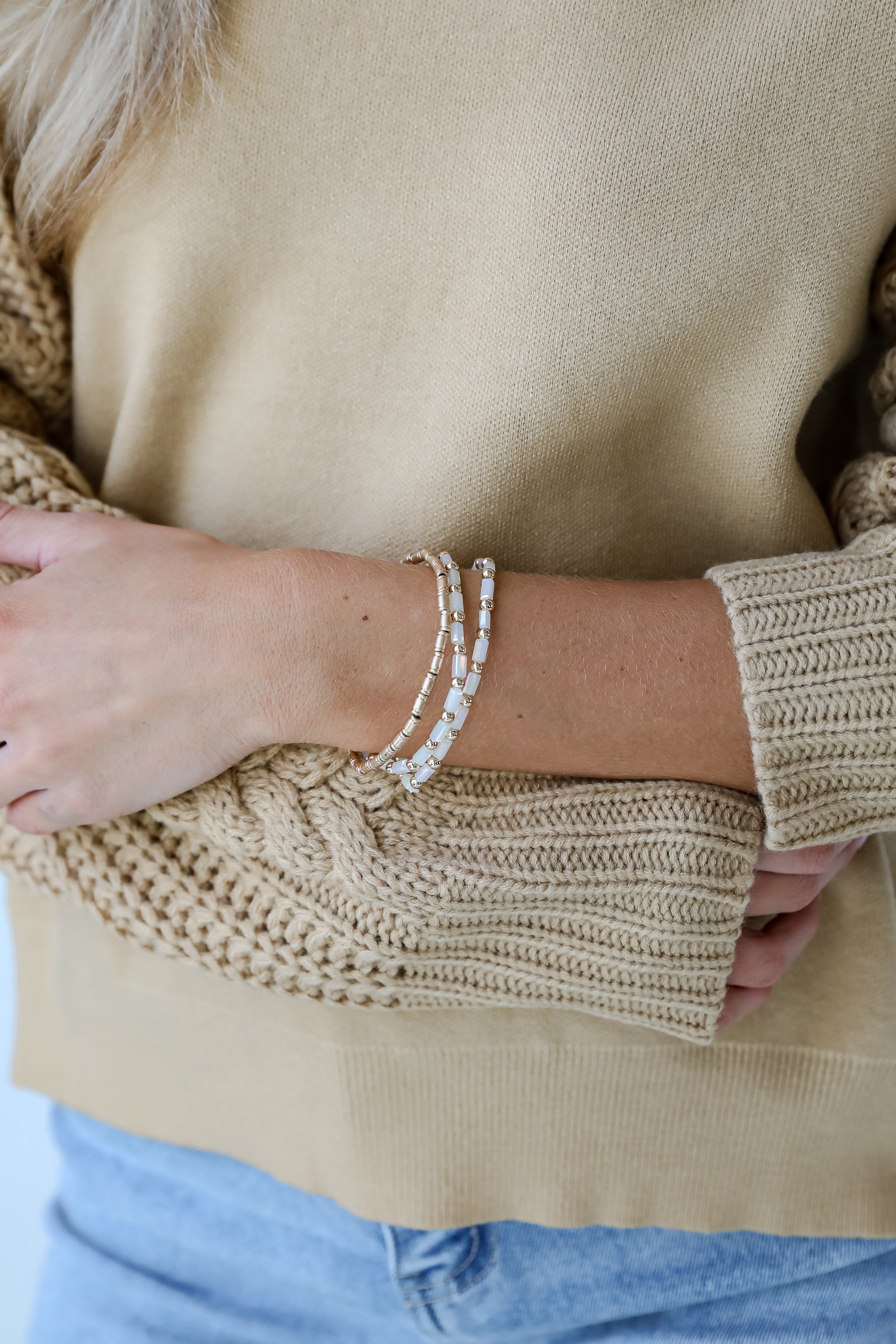 FINAL SALE - Ruth Beaded Bracelet Set