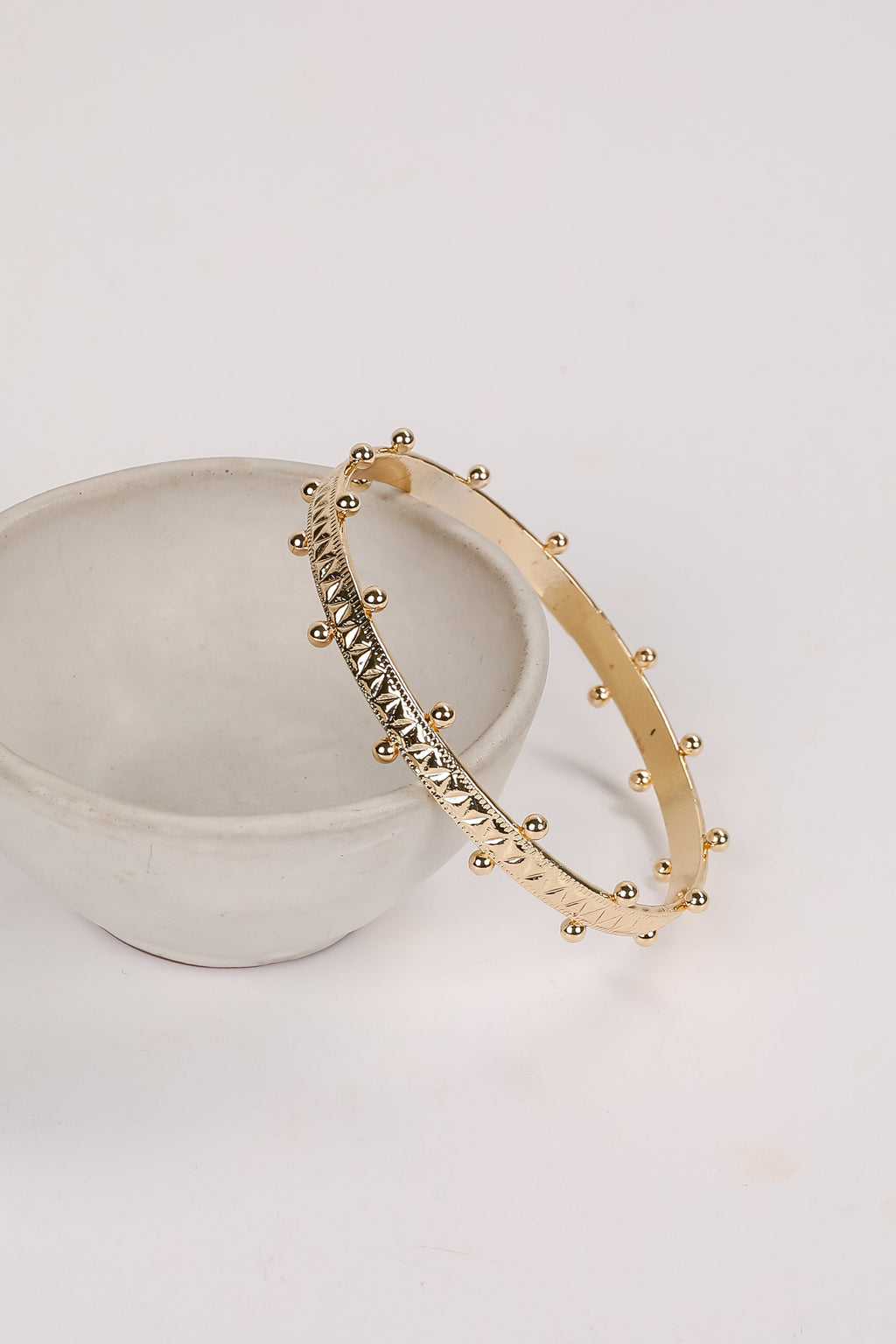 Natalia Gold Bangle Bracelet