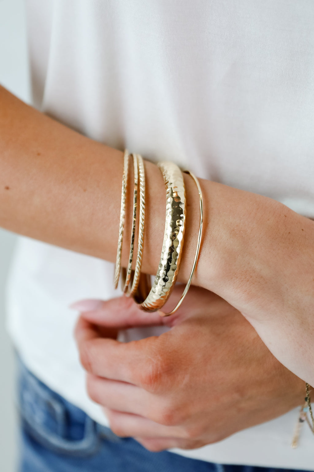 Melody Gold Bangle Set