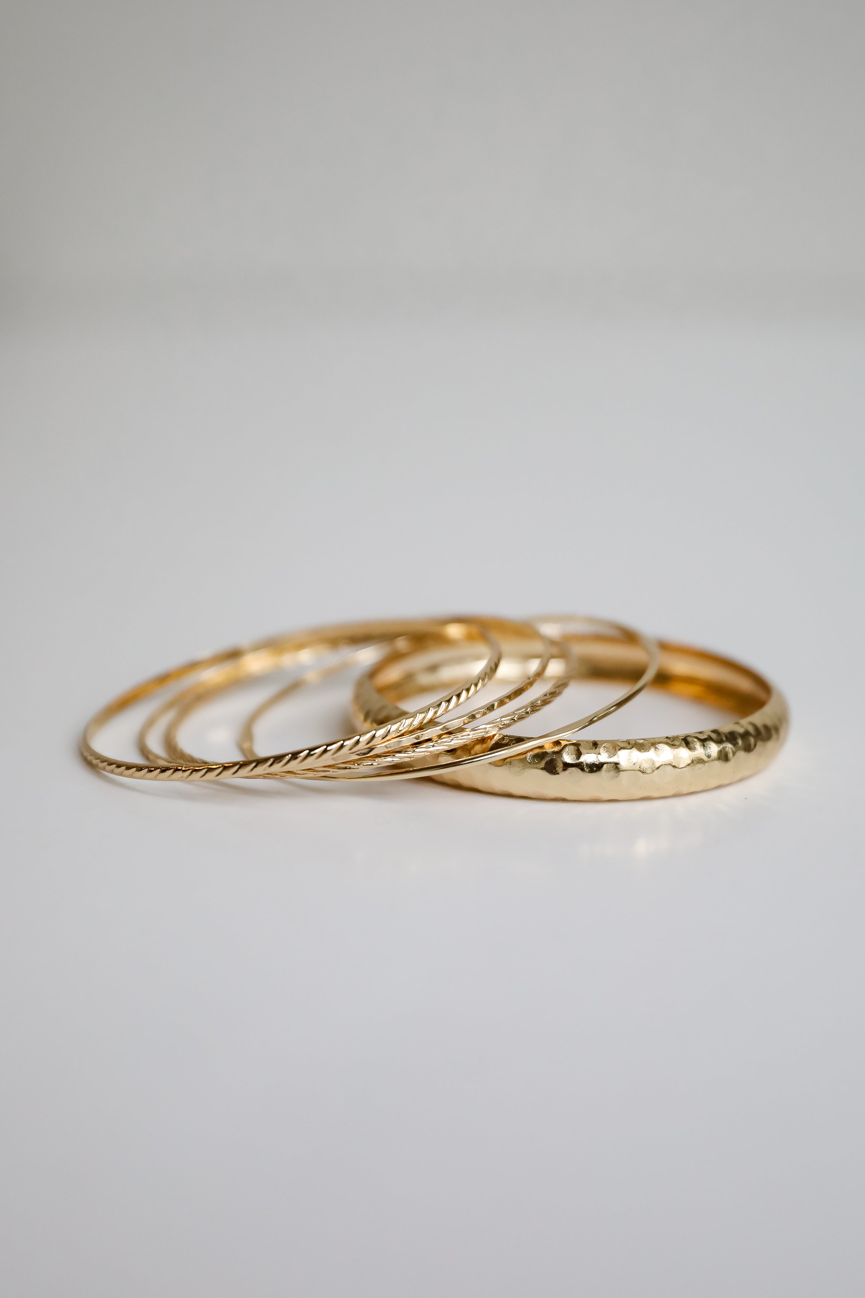 Melody Gold Bangle Set