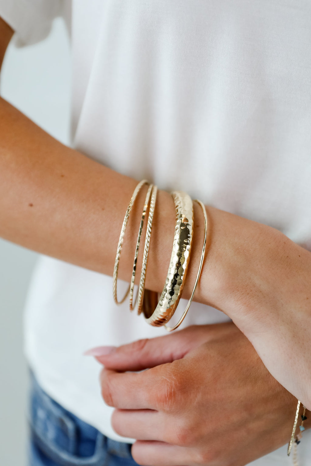Melody Gold Bangle Set
