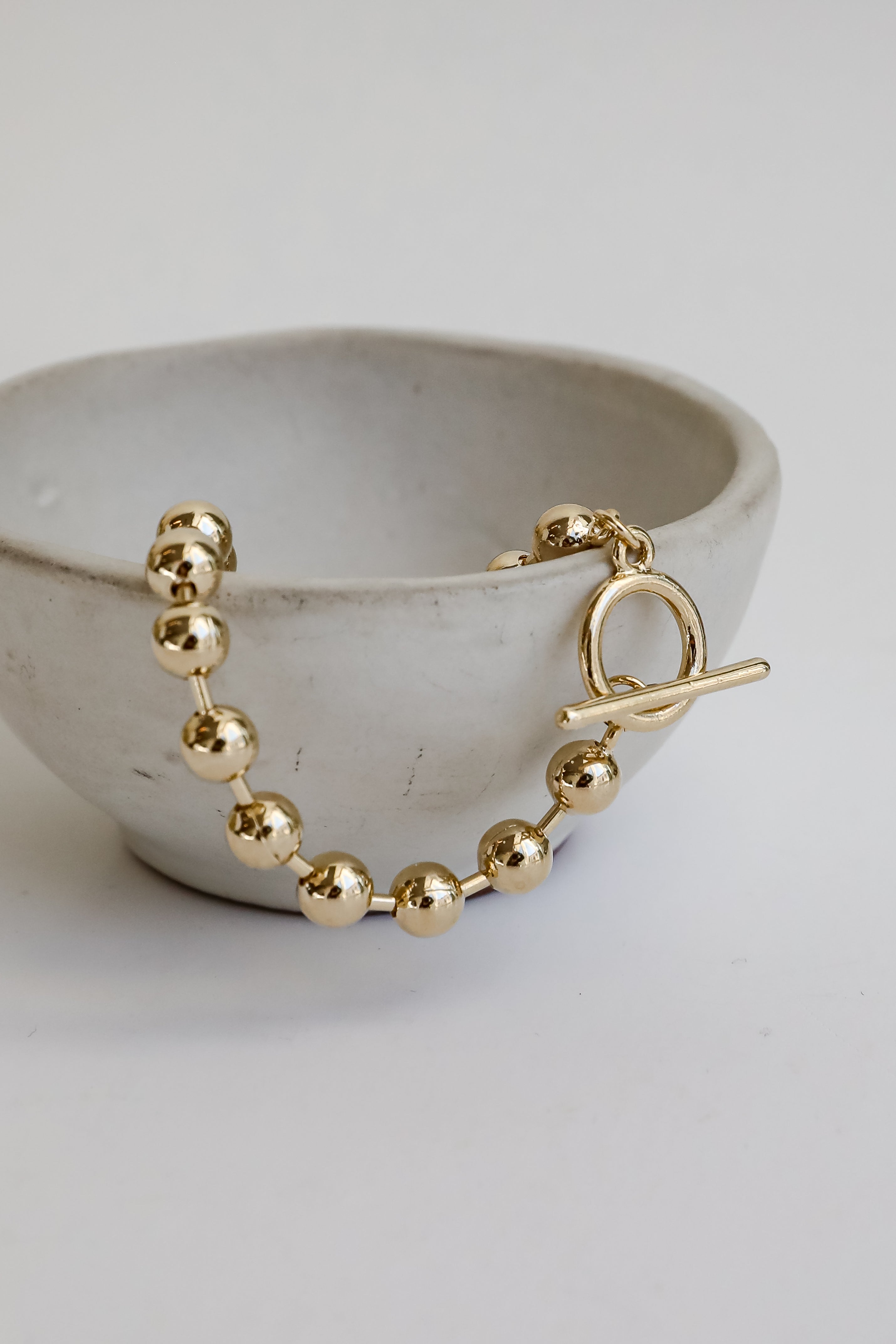 Emma Gold Beaded Bracelet