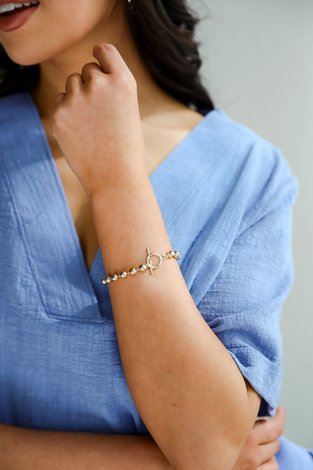 Emma Gold Beaded Bracelet