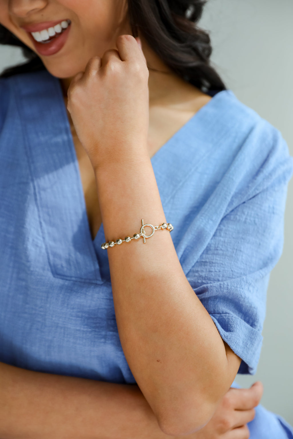 Emma Gold Beaded Bracelet