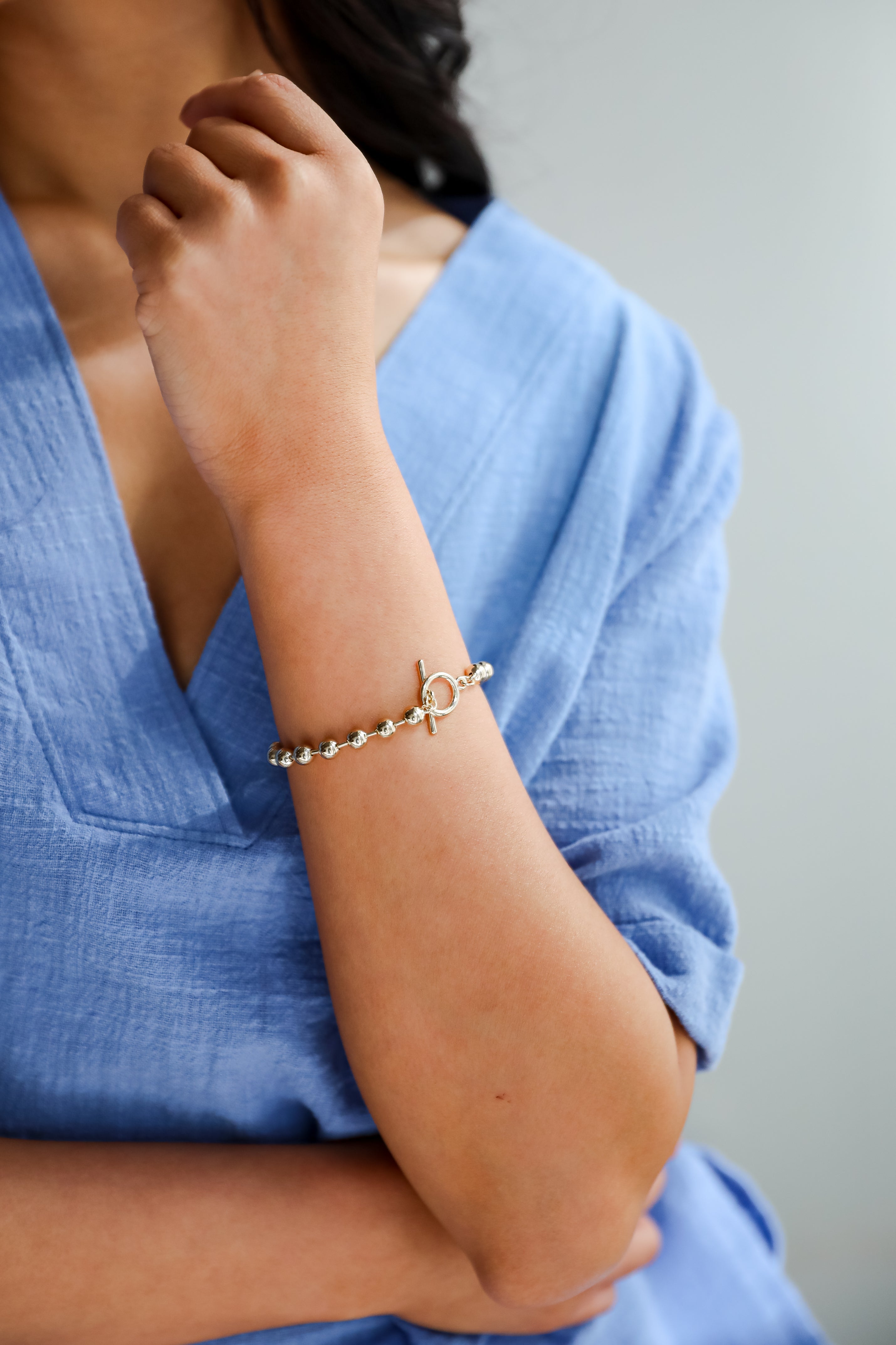 Emma Gold Beaded Bracelet