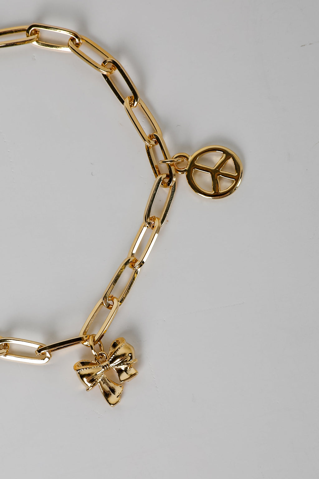 Avery Gold Charm Bracelet