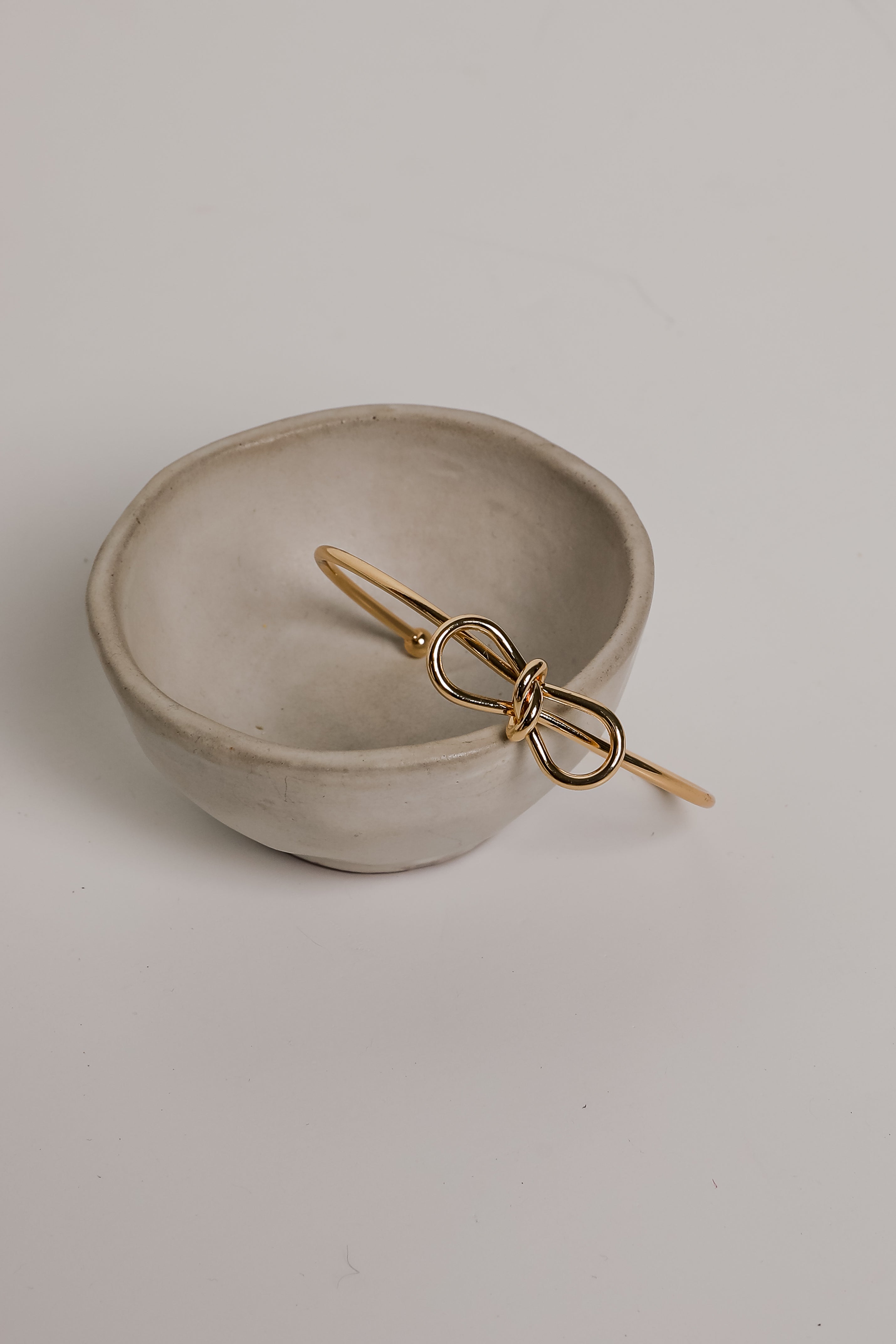 Kinsley Gold Bow Cuff Bracelet