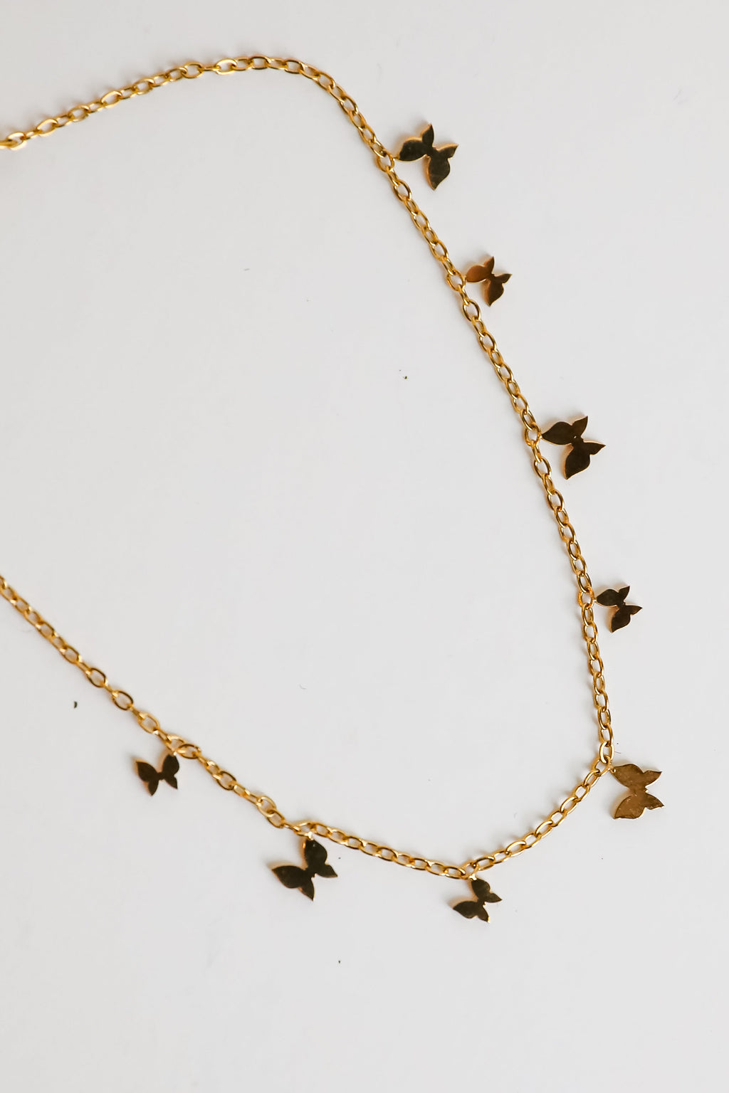 Katy Gold Butterfly Charm Bracelet
