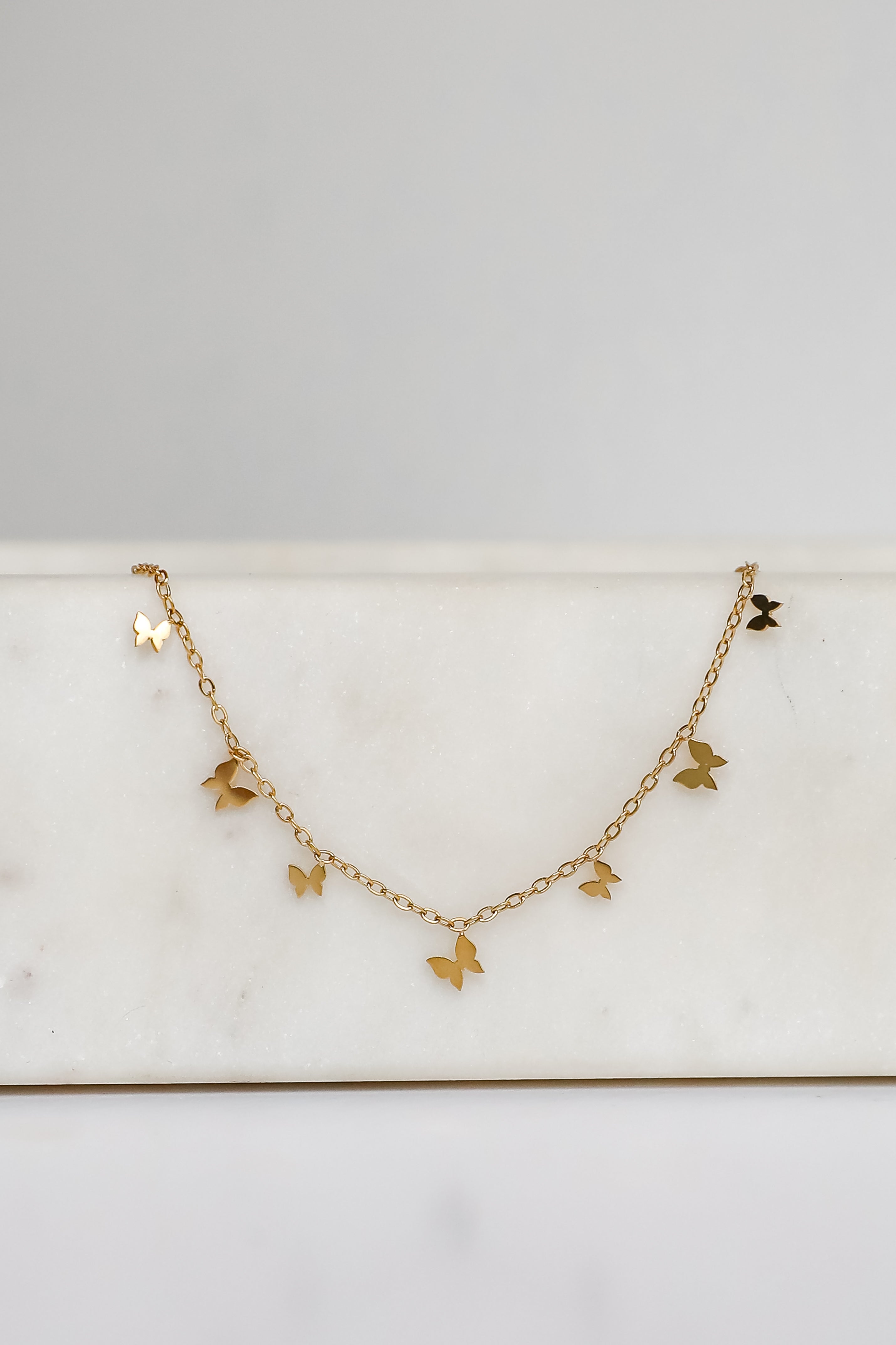 Katy Gold Butterfly Charm Bracelet