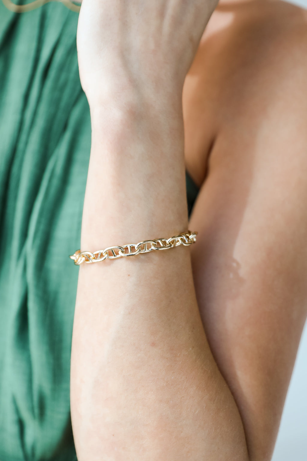 FINAL SALE - Avery Gold Chainlink Bracelet