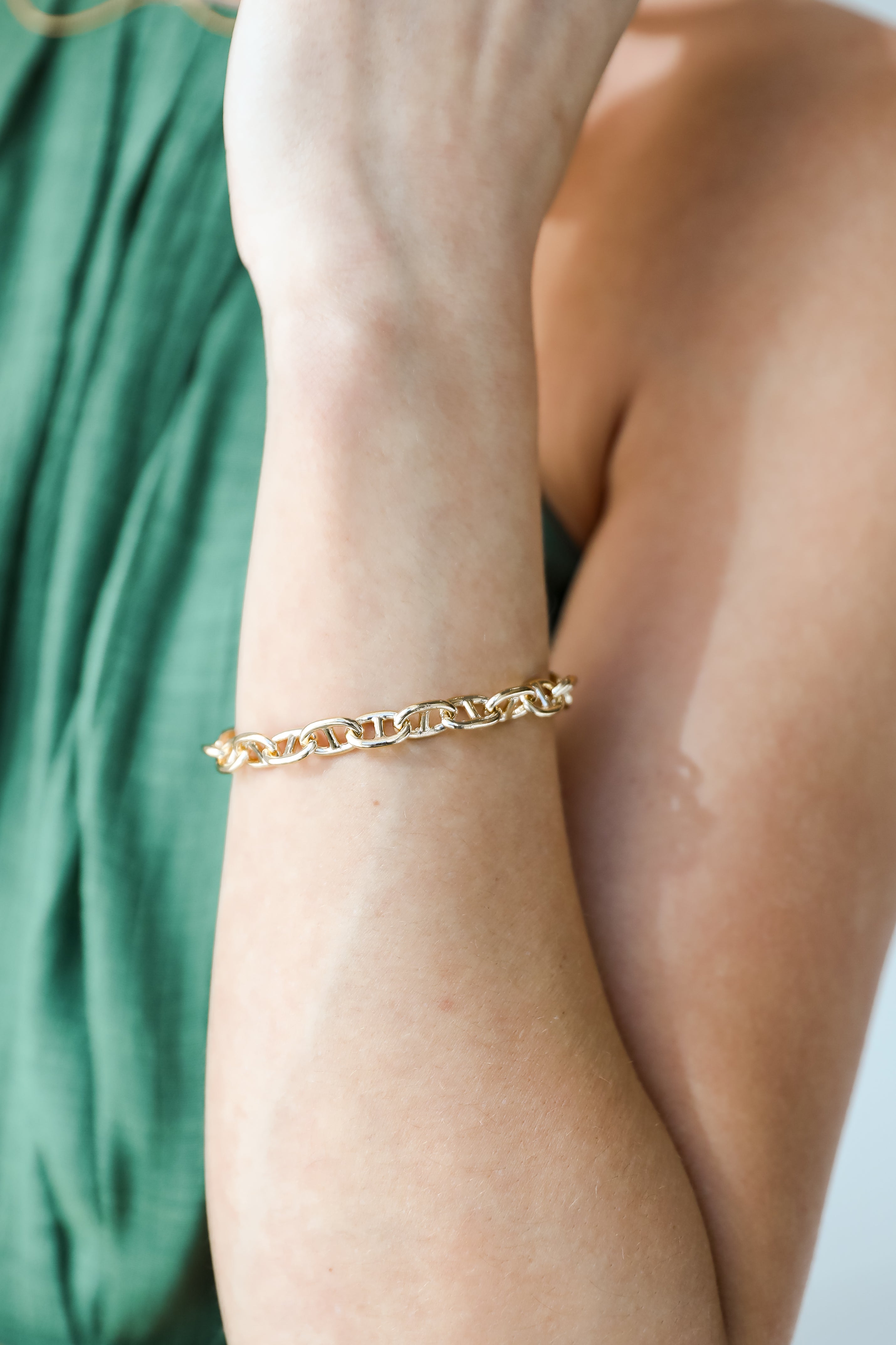FINAL SALE - Avery Gold Chainlink Bracelet