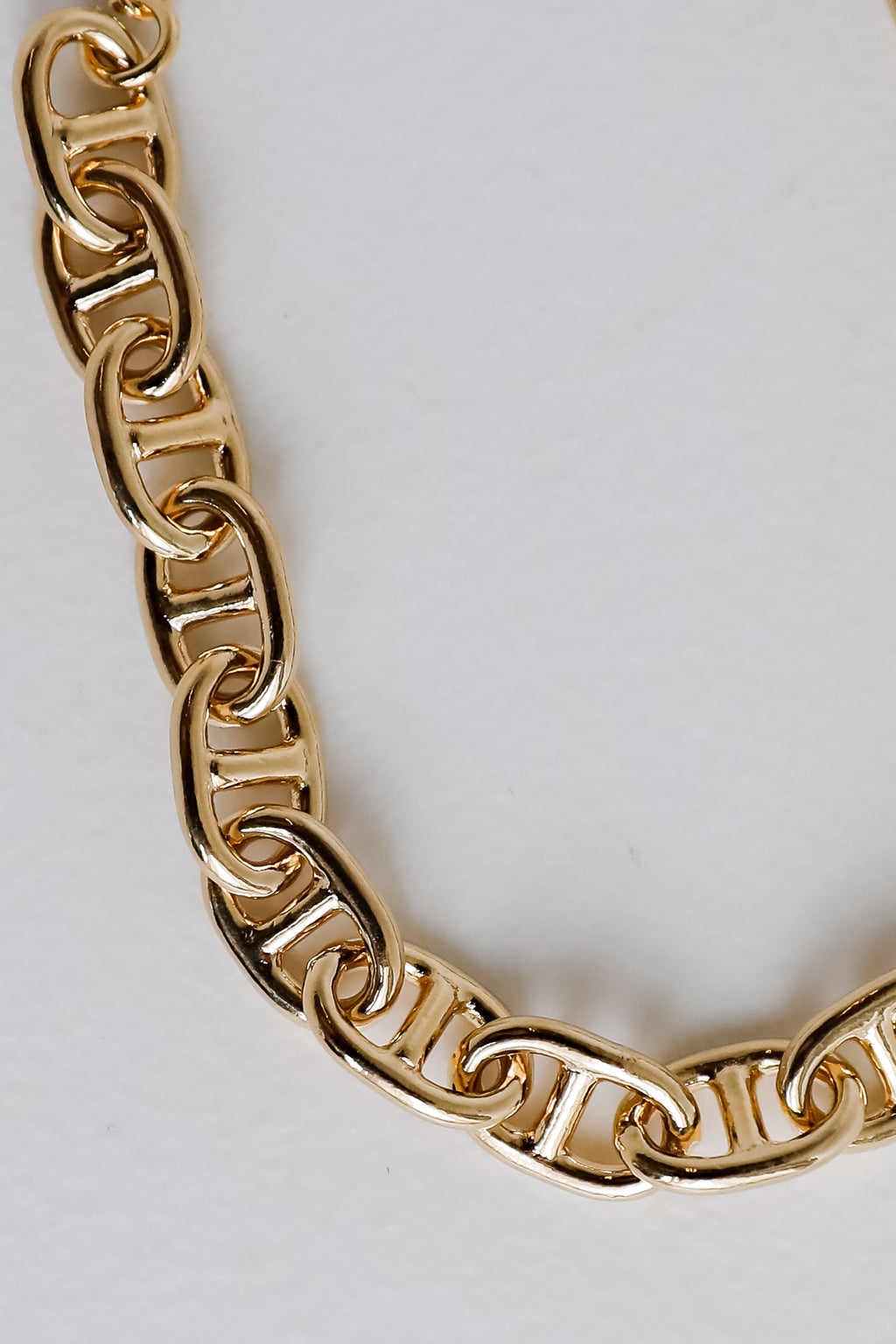 FINAL SALE - Avery Gold Chainlink Bracelet