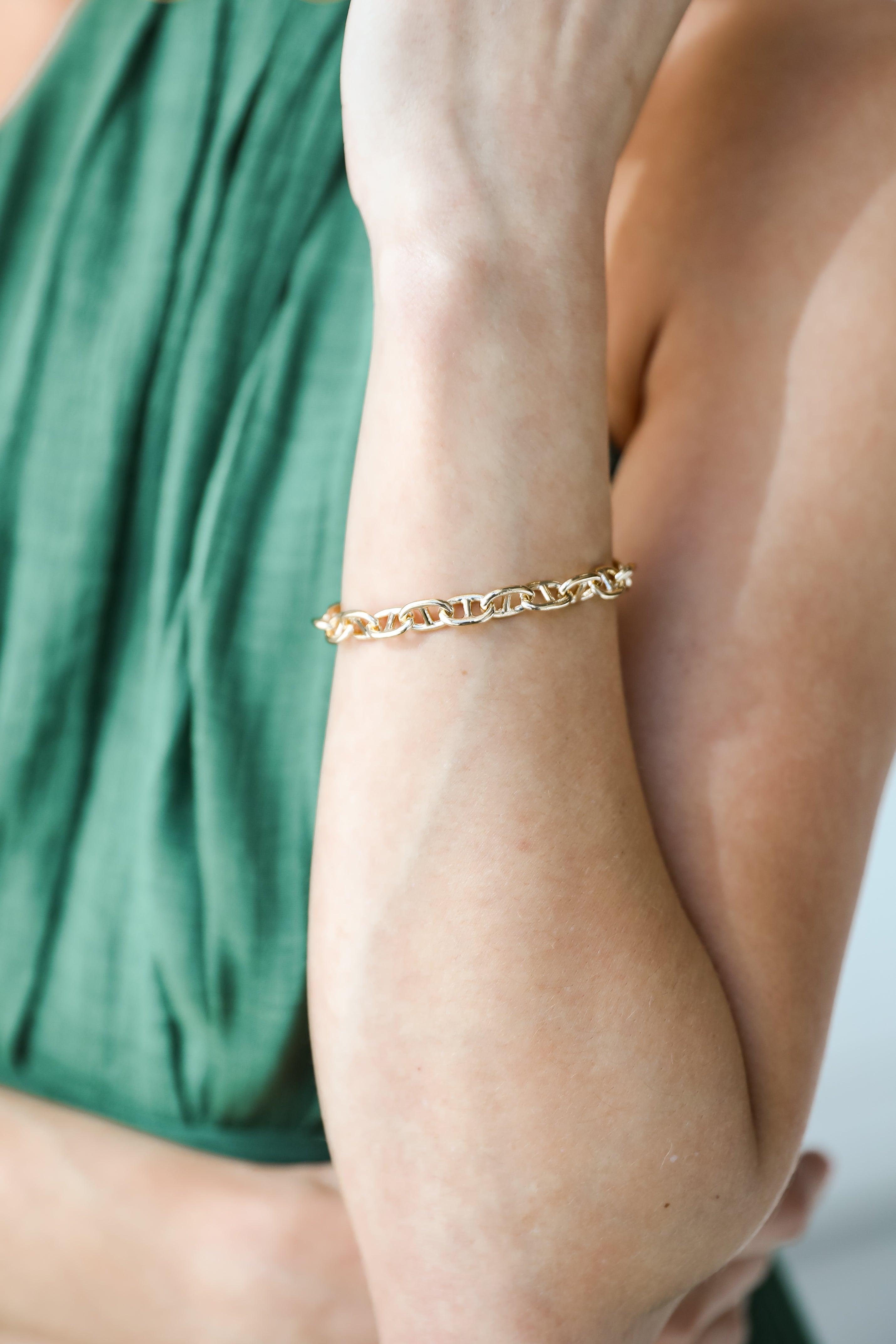 FINAL SALE - Avery Gold Chainlink Bracelet