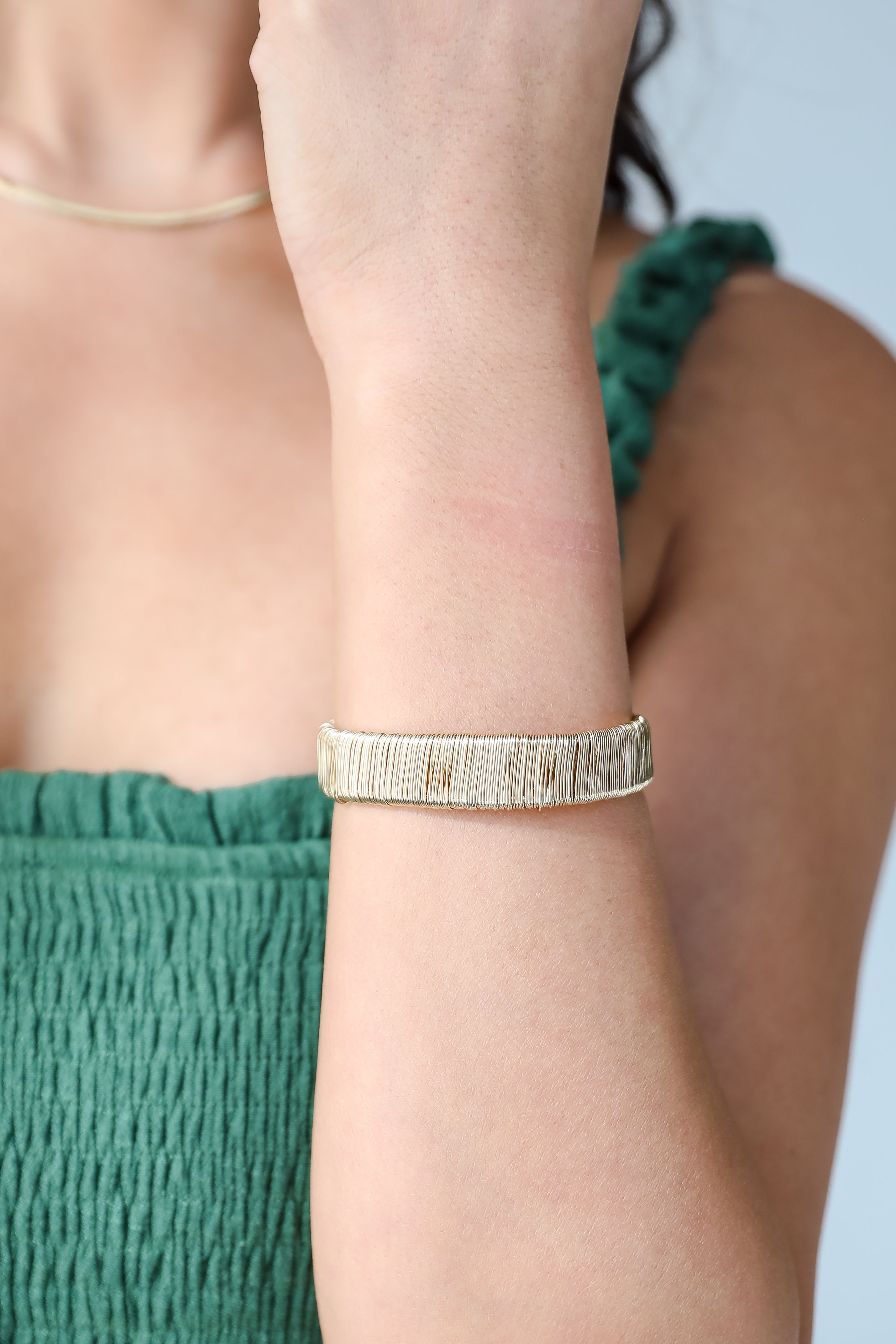 Gia Gold Cuff Bracelet