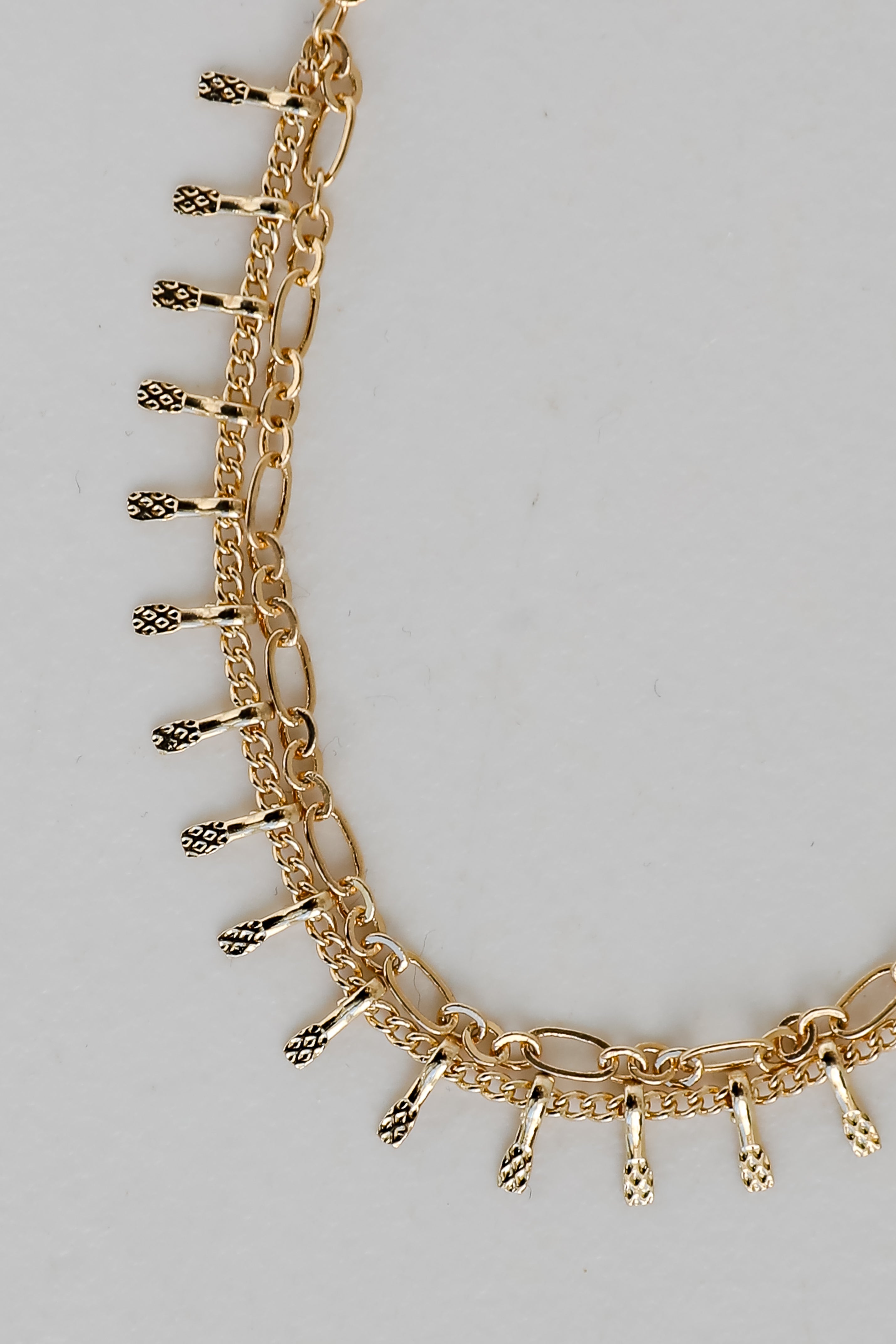 FINAL SALE - Kaia Gold Layered Chain Bracelet