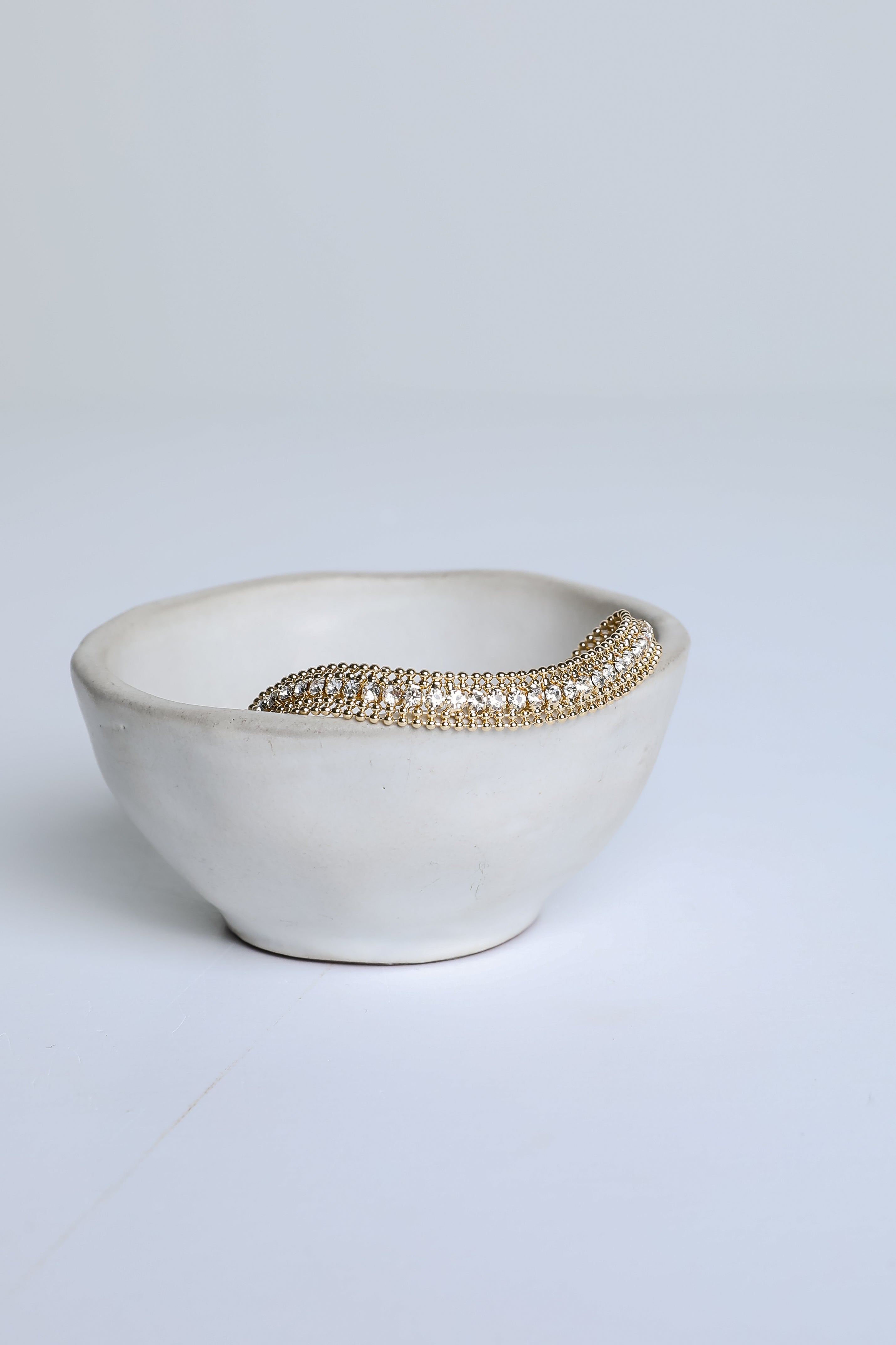 Eleanor Gold Rhinestone Bracelet