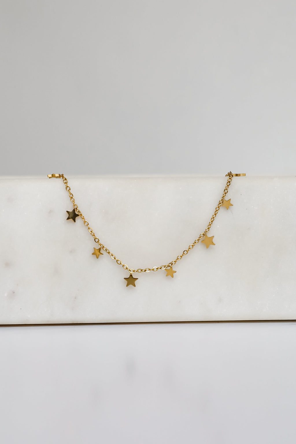 Elise Gold Star Charm Bracelet
