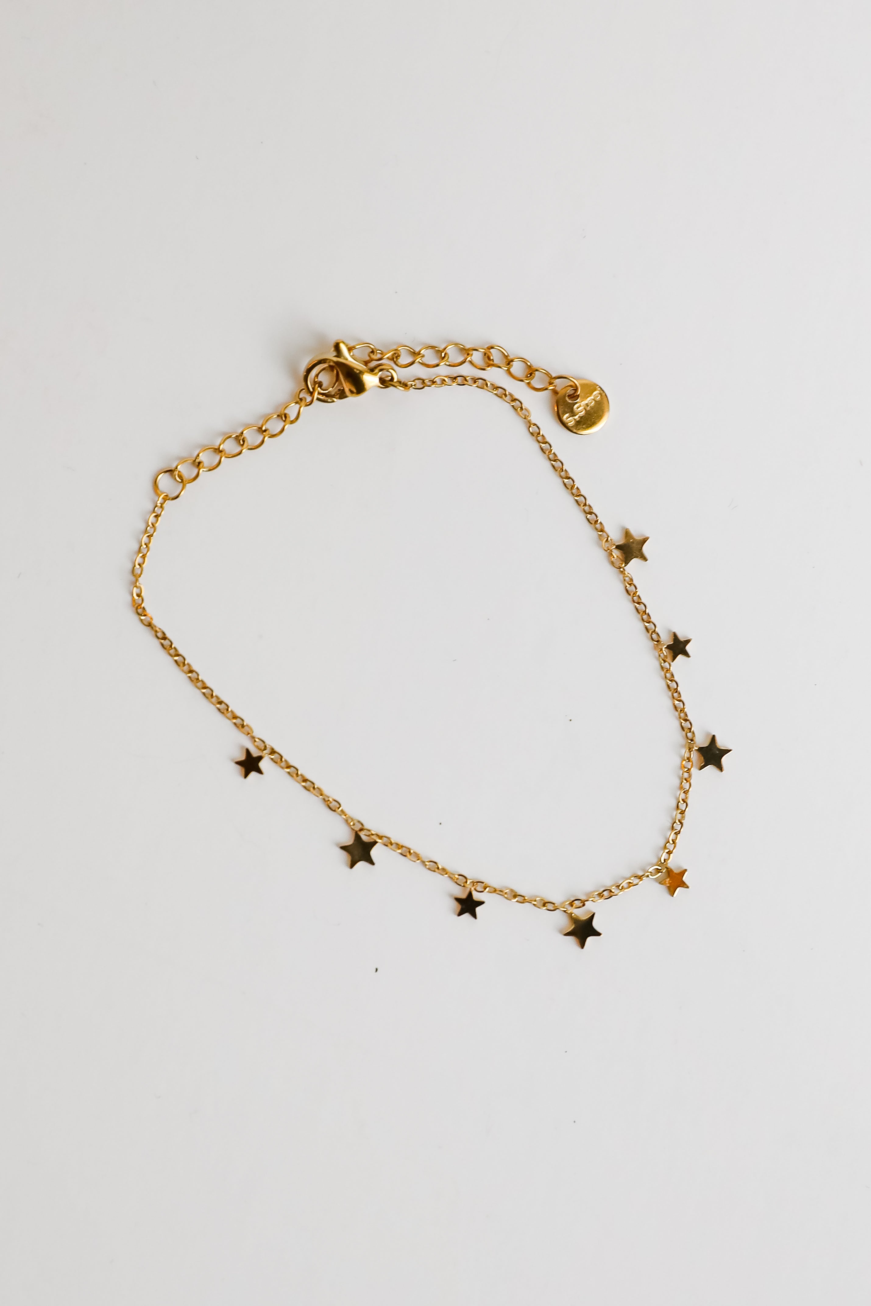 Elise Gold Star Charm Bracelet